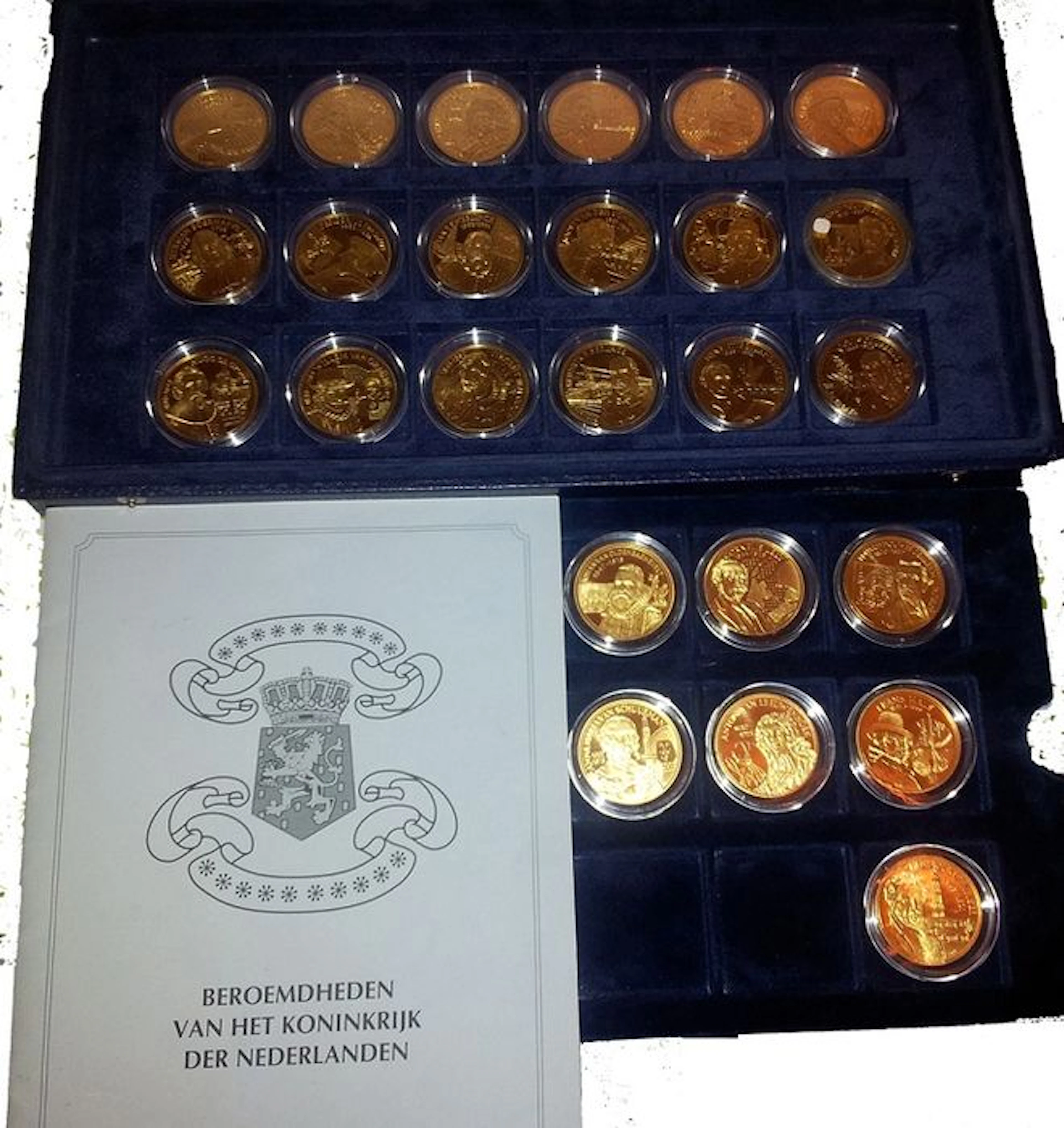 The Netherlands – collection tokens "Celebrities of the Kingdom" (complete: 24+1 pieces)