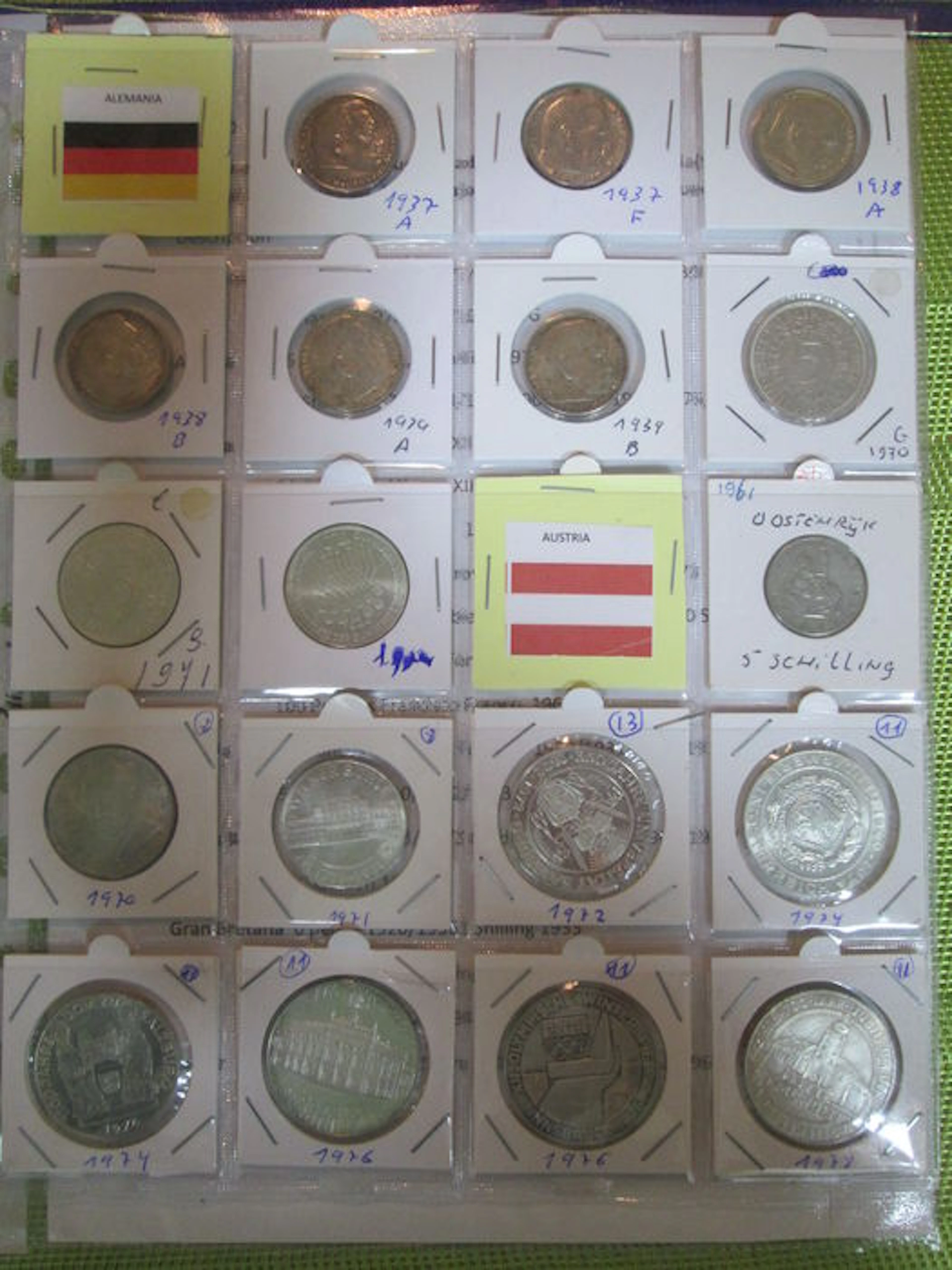 Europe - lot of a variety of coins (53 pieces) - silver.