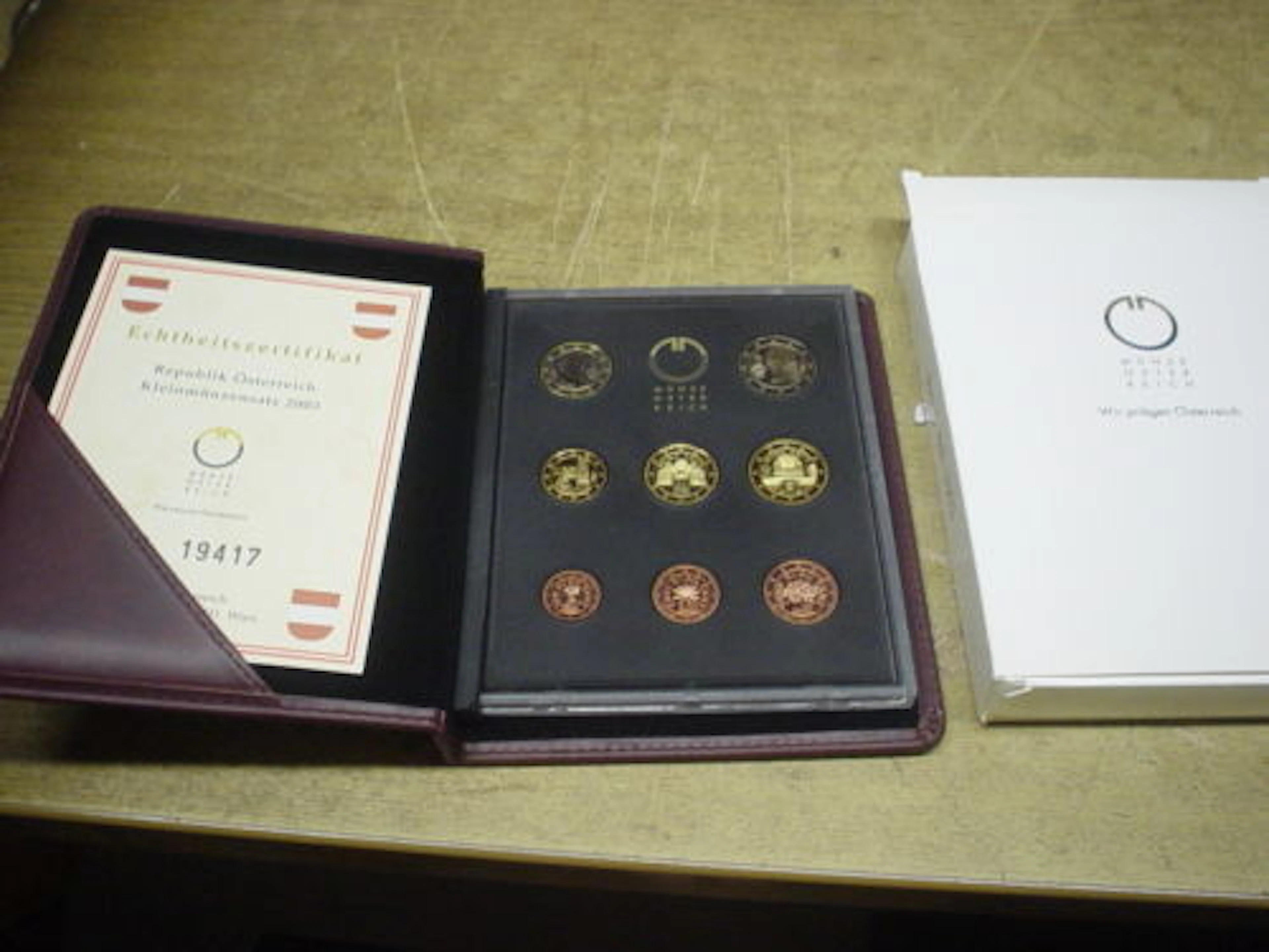 Austria - small coin set 2003