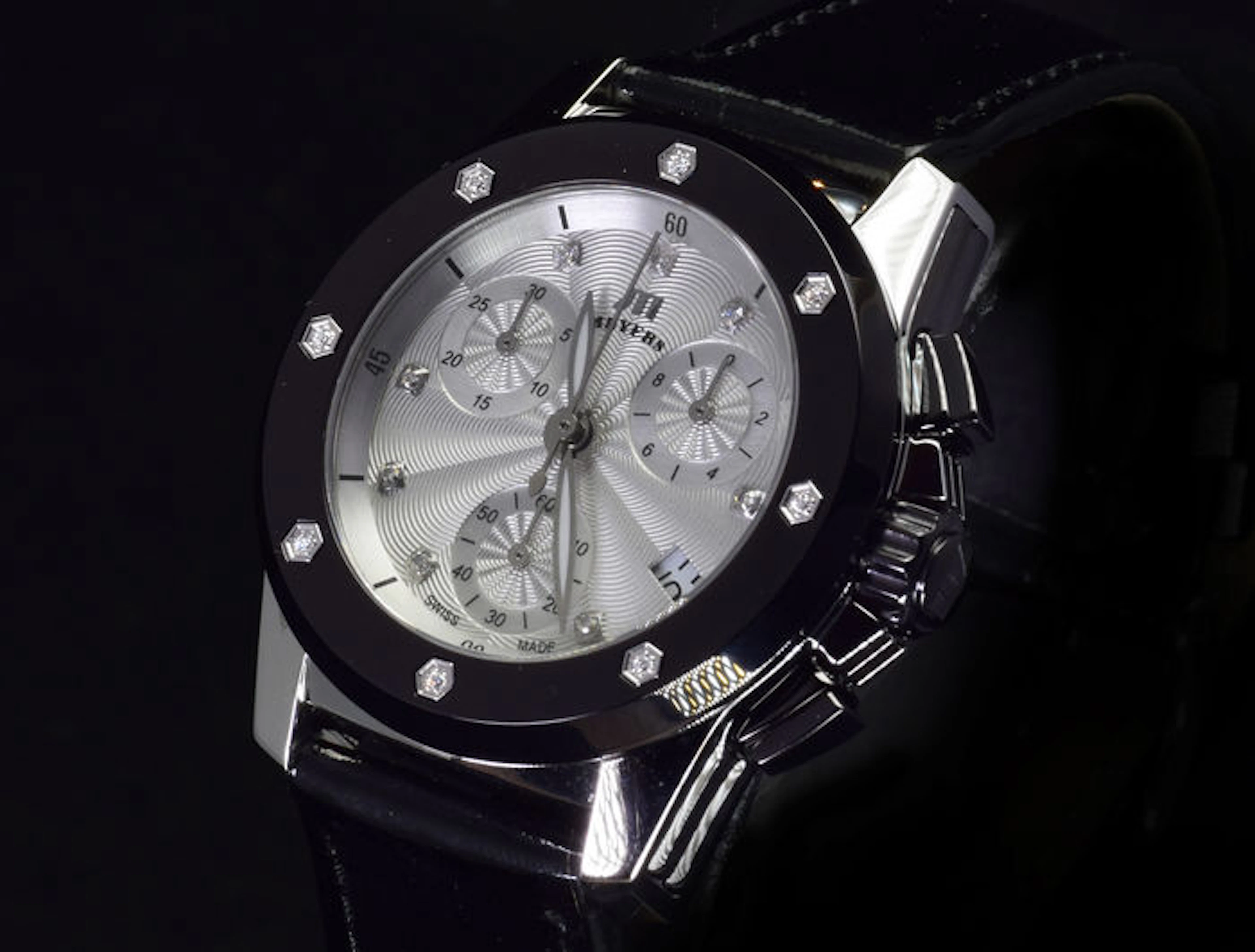 MEYERS Lady Beach Chrono - Ladies Wristwatch - with 16 diamonds