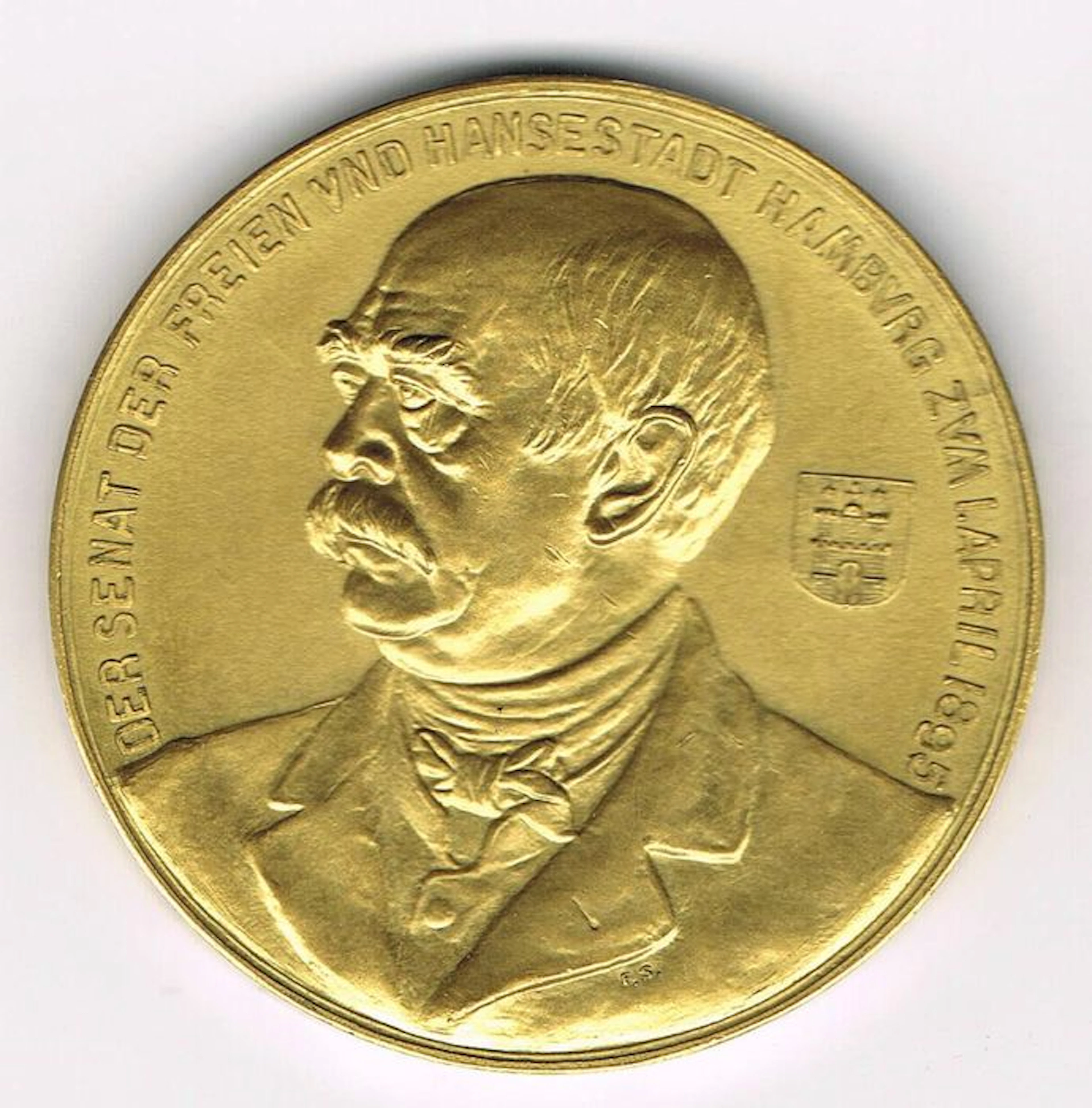 Germany - Big Medal 1895 by F. Schaper to the 80 Anniversary of Otto von Bismarck's Birth