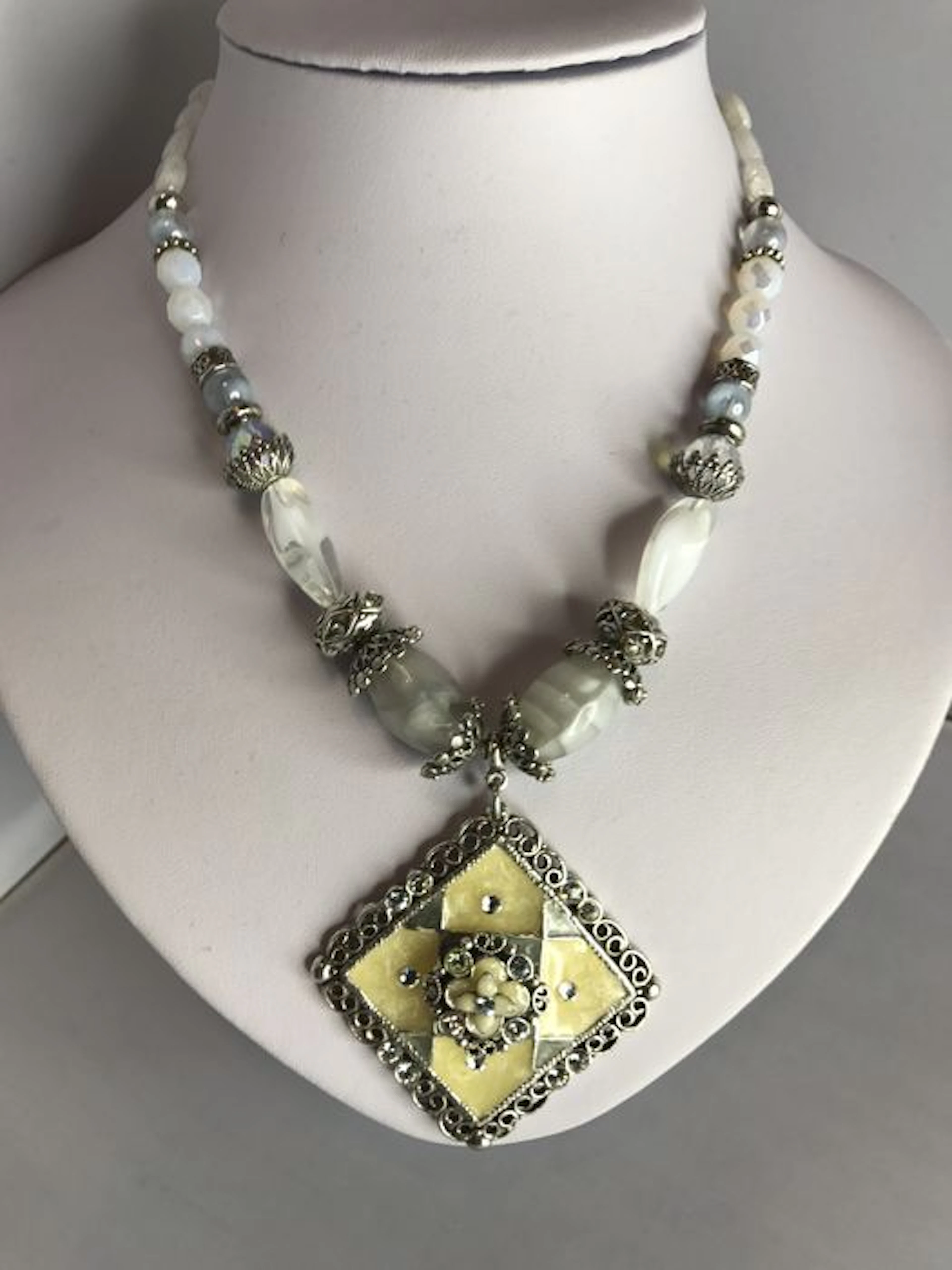 Chorange, handmade necklace -France - never worn.