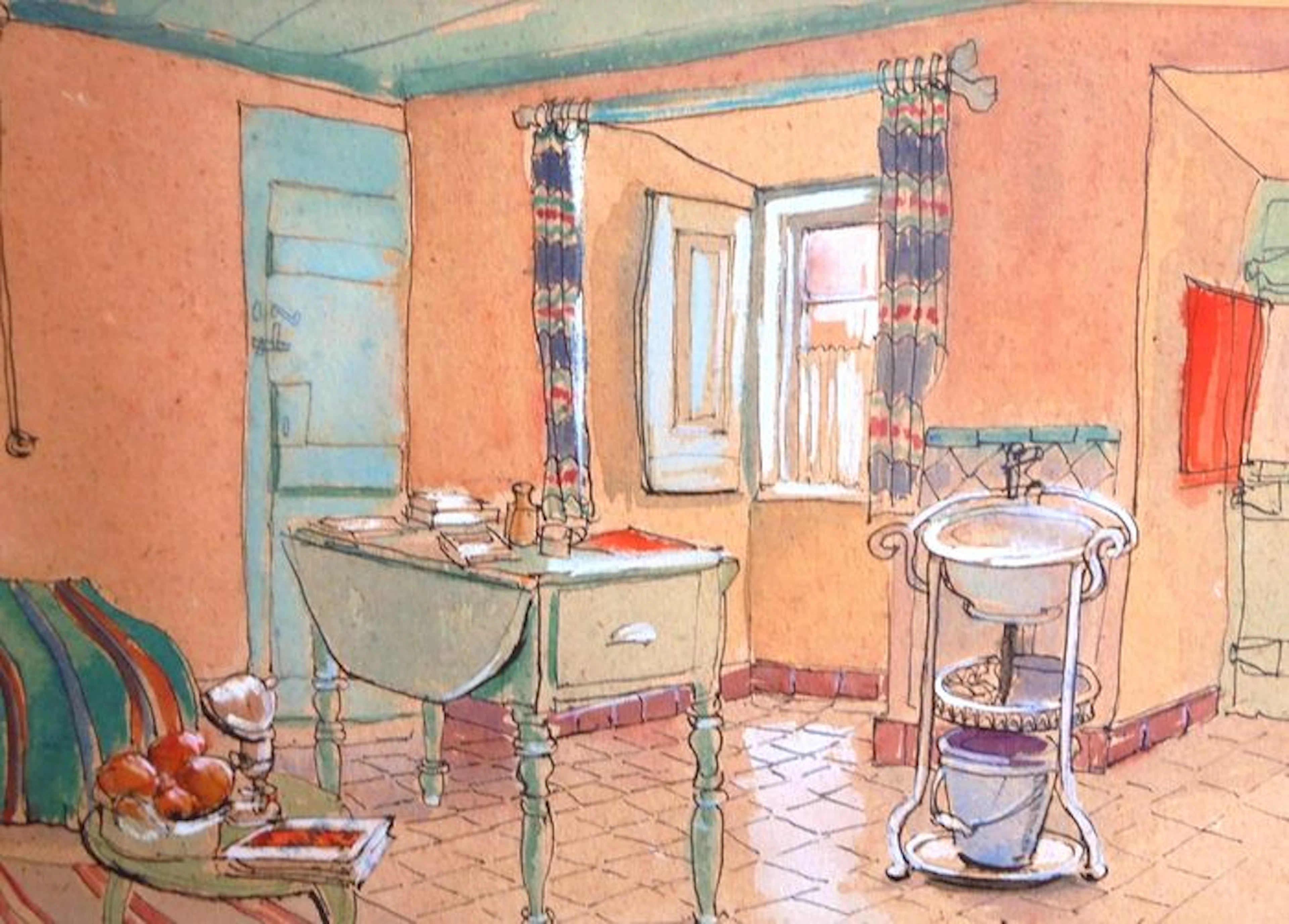 Freida Lock (1902 - 1963) - Interior, South - Africa