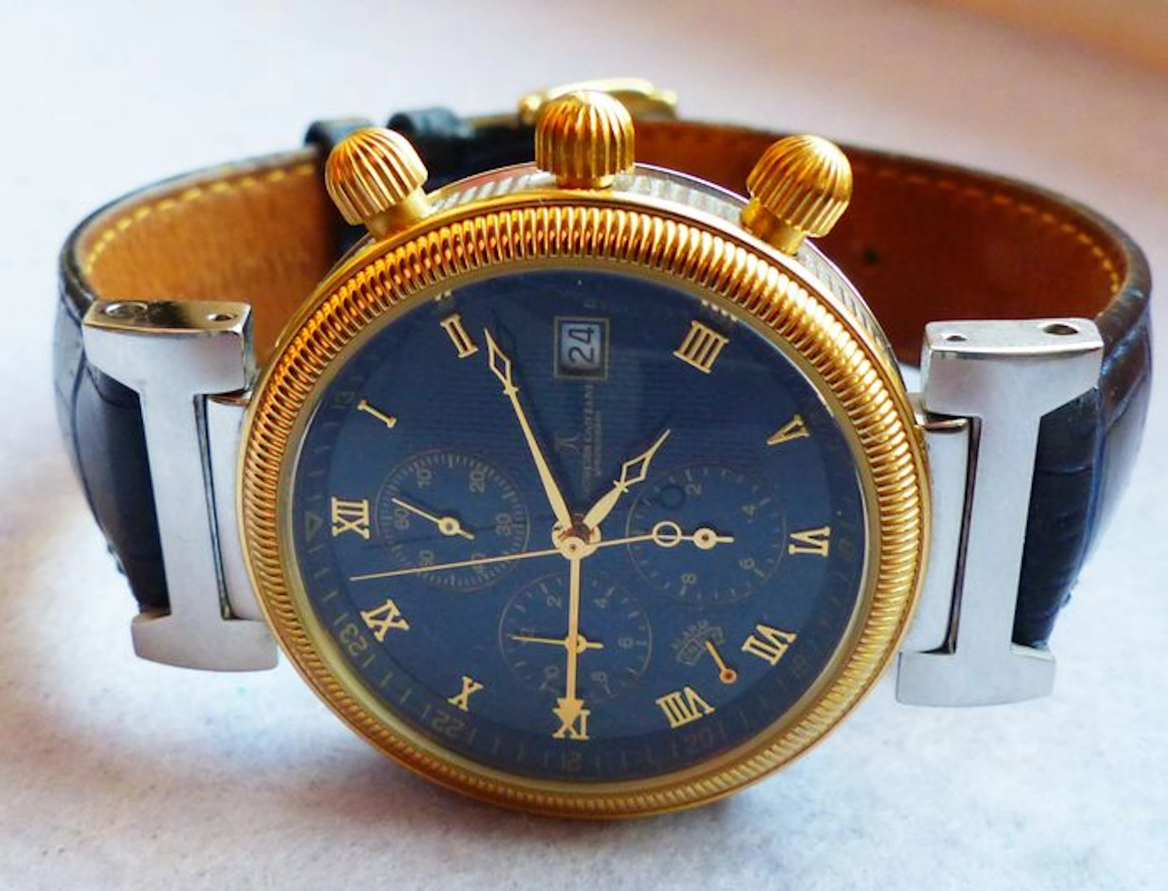 JACQUES CANTANI ORION alarm chronograph -- men's wristwatch from the 2010s