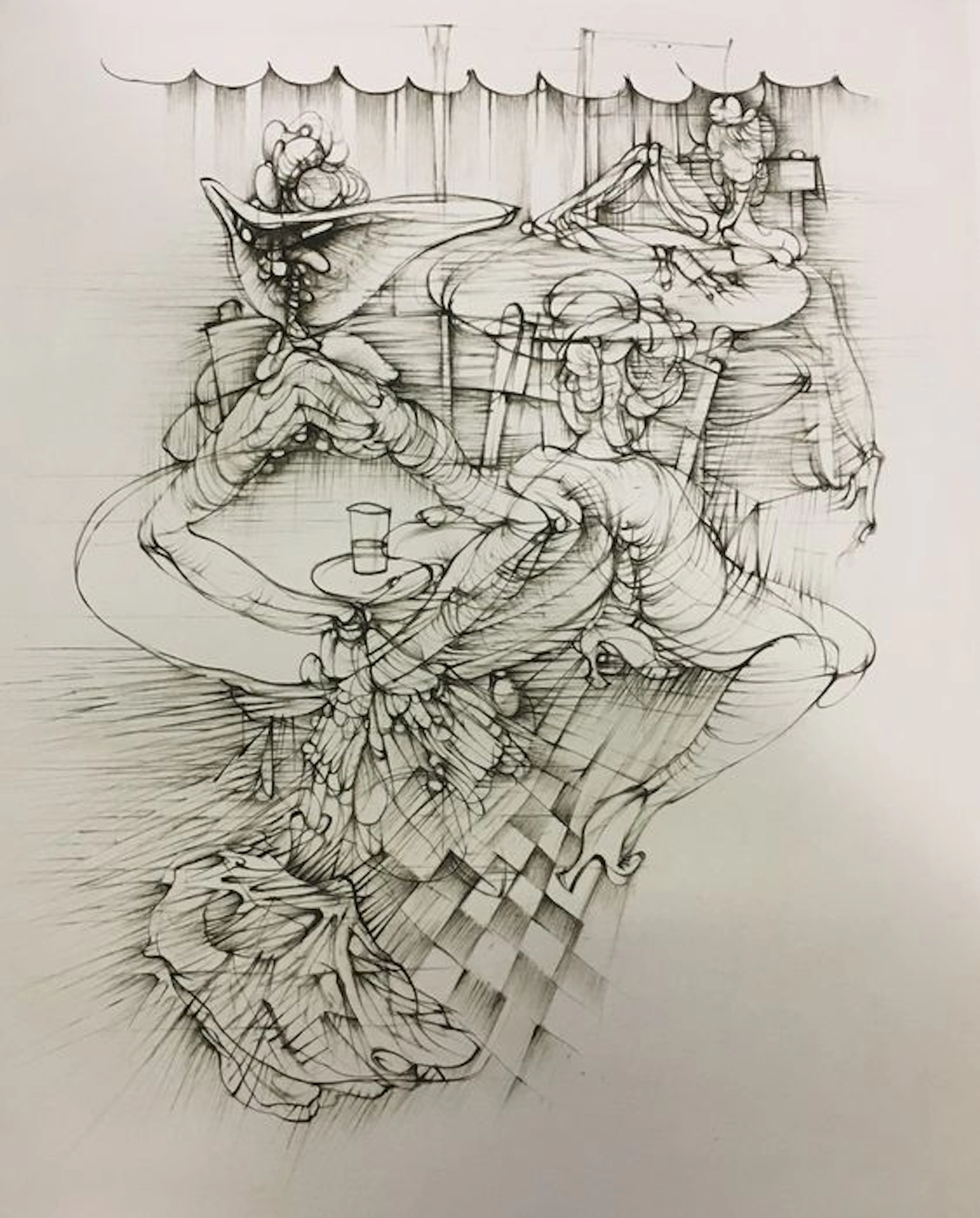 Hans Bellmer - Au café