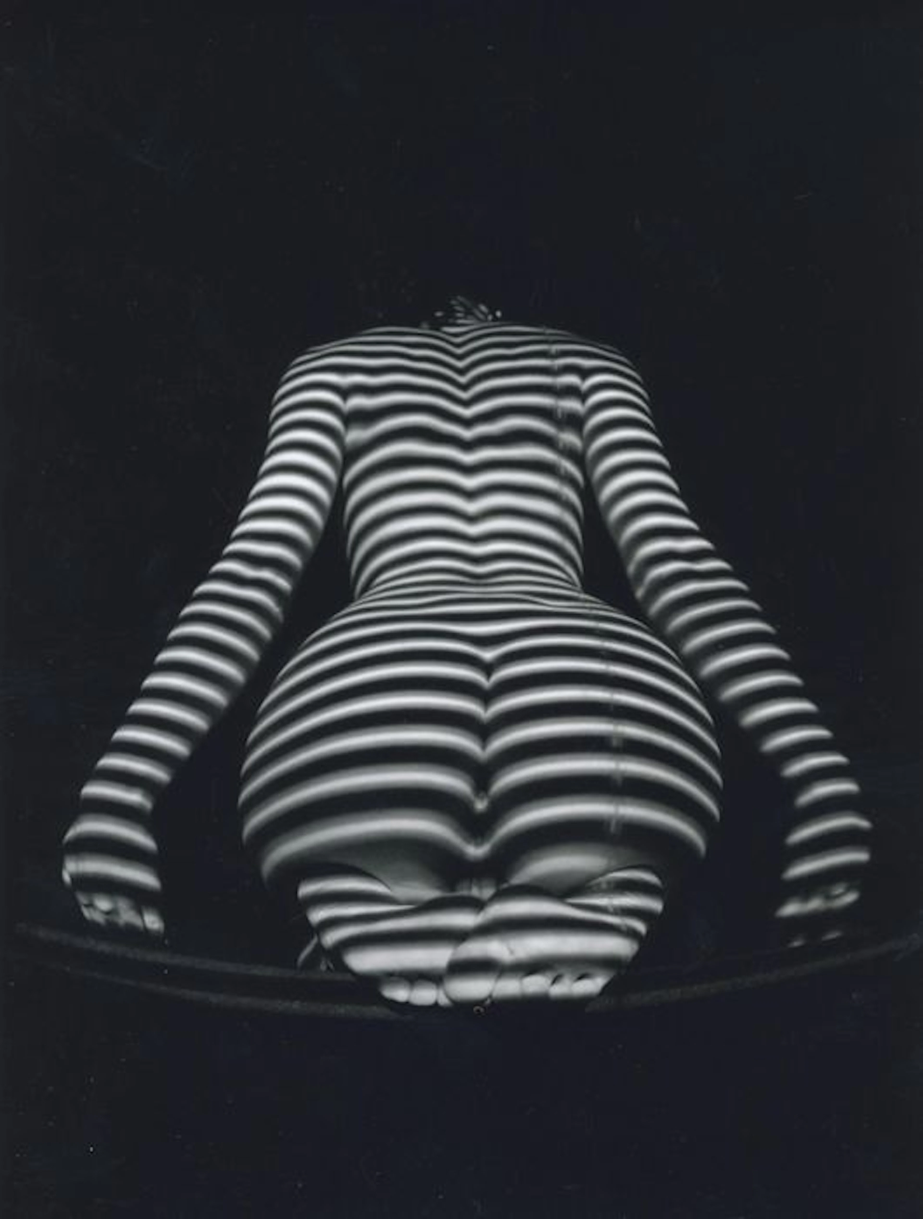 Photo; Chris Maher - Woman Zebra Striped - 2016