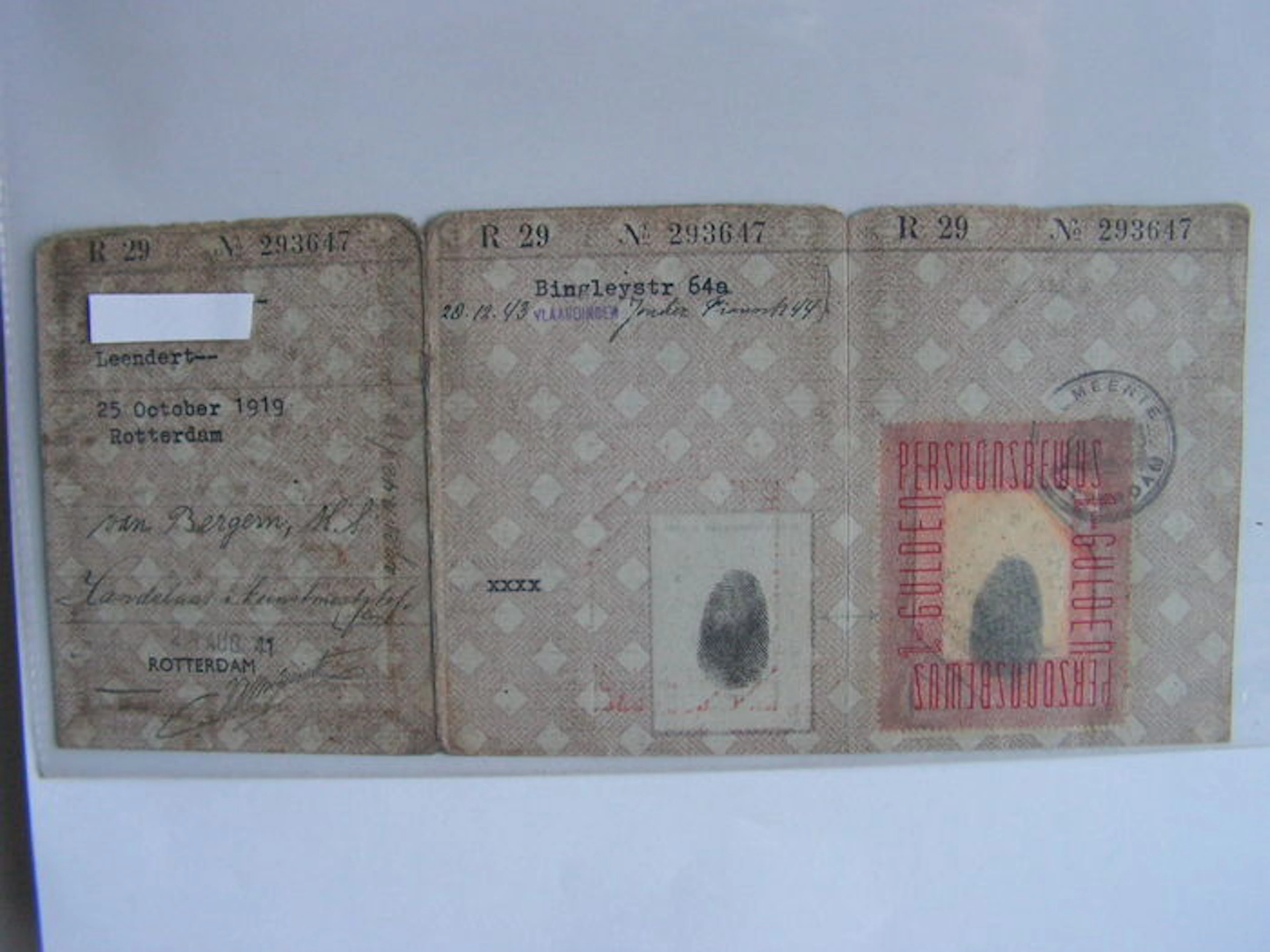 Netherlands - File with 18 newspapers, certificates, stamps, ID, etc.