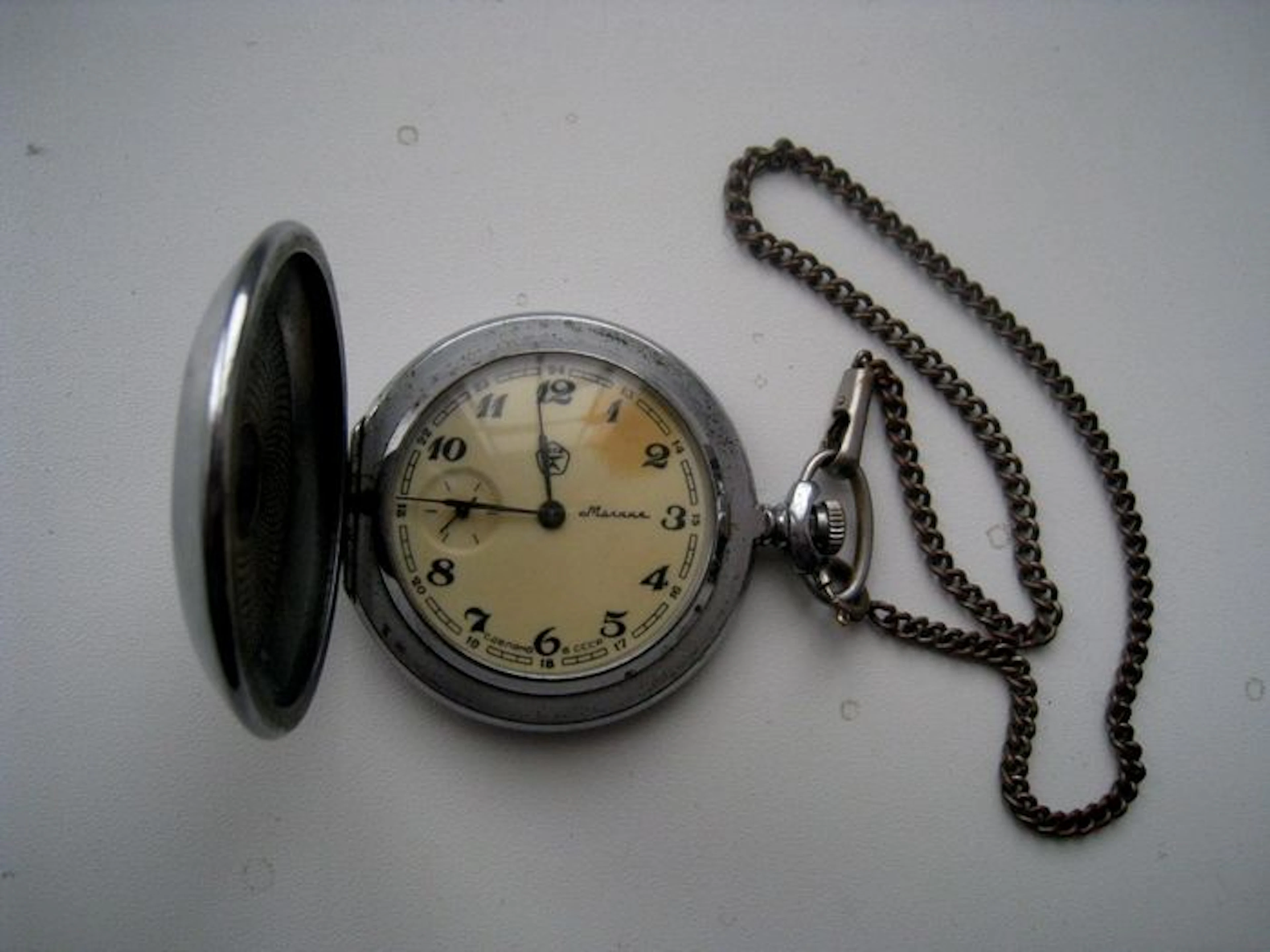 Pocket watch "Molnija" - The USSR. 1980’s
