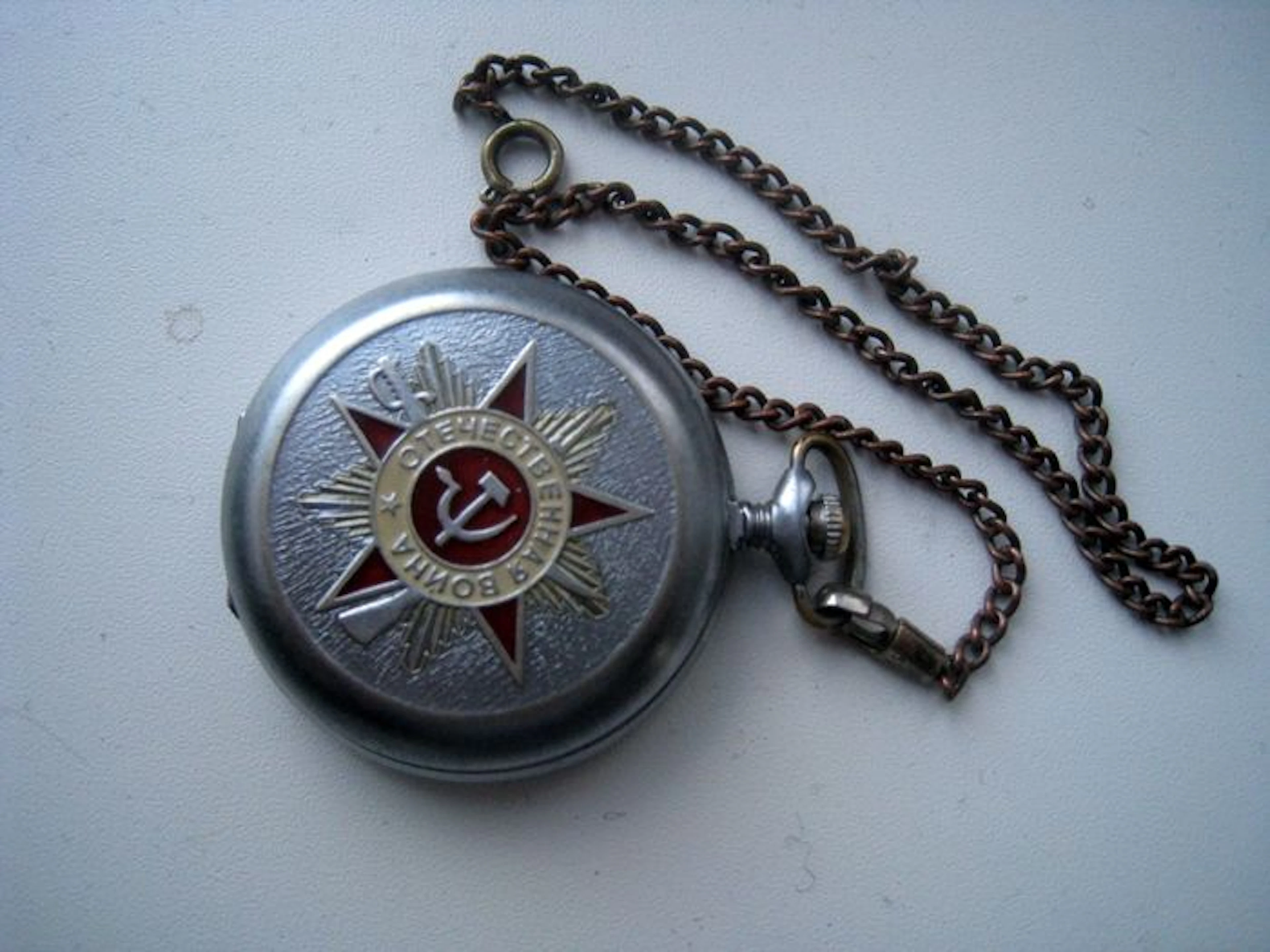 Molnija Pobeda - USSR Russian pocket watch 1980’s