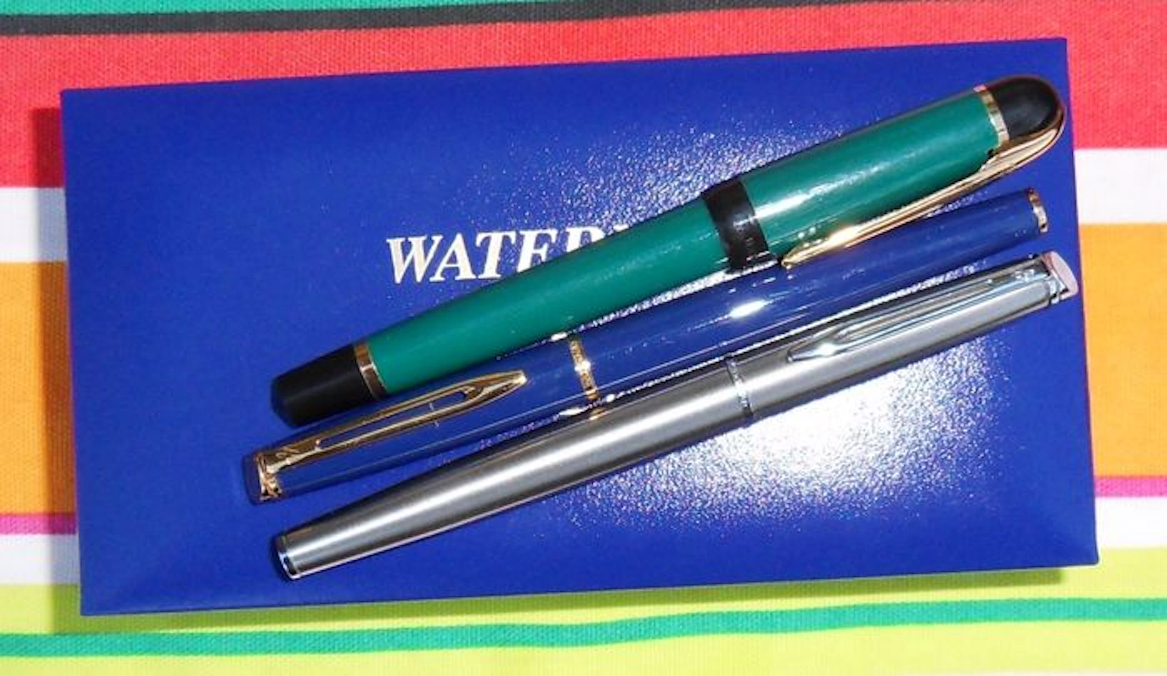 Waterman fountain pens 2 x Hemisphere + 1 x Kultur + Box