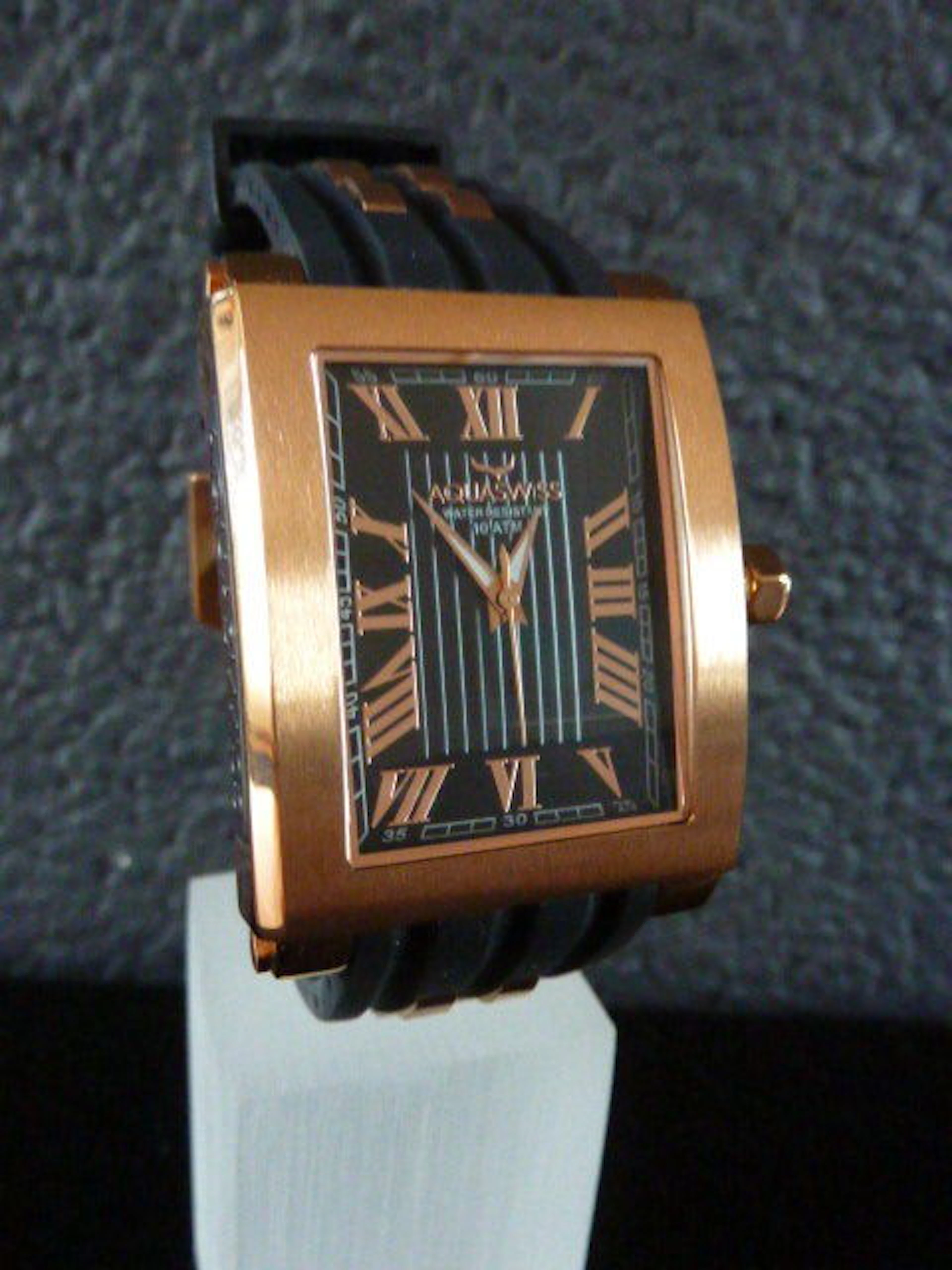 Aquaswiss Tanc G 64G009 unique, designer men's watch – never worn