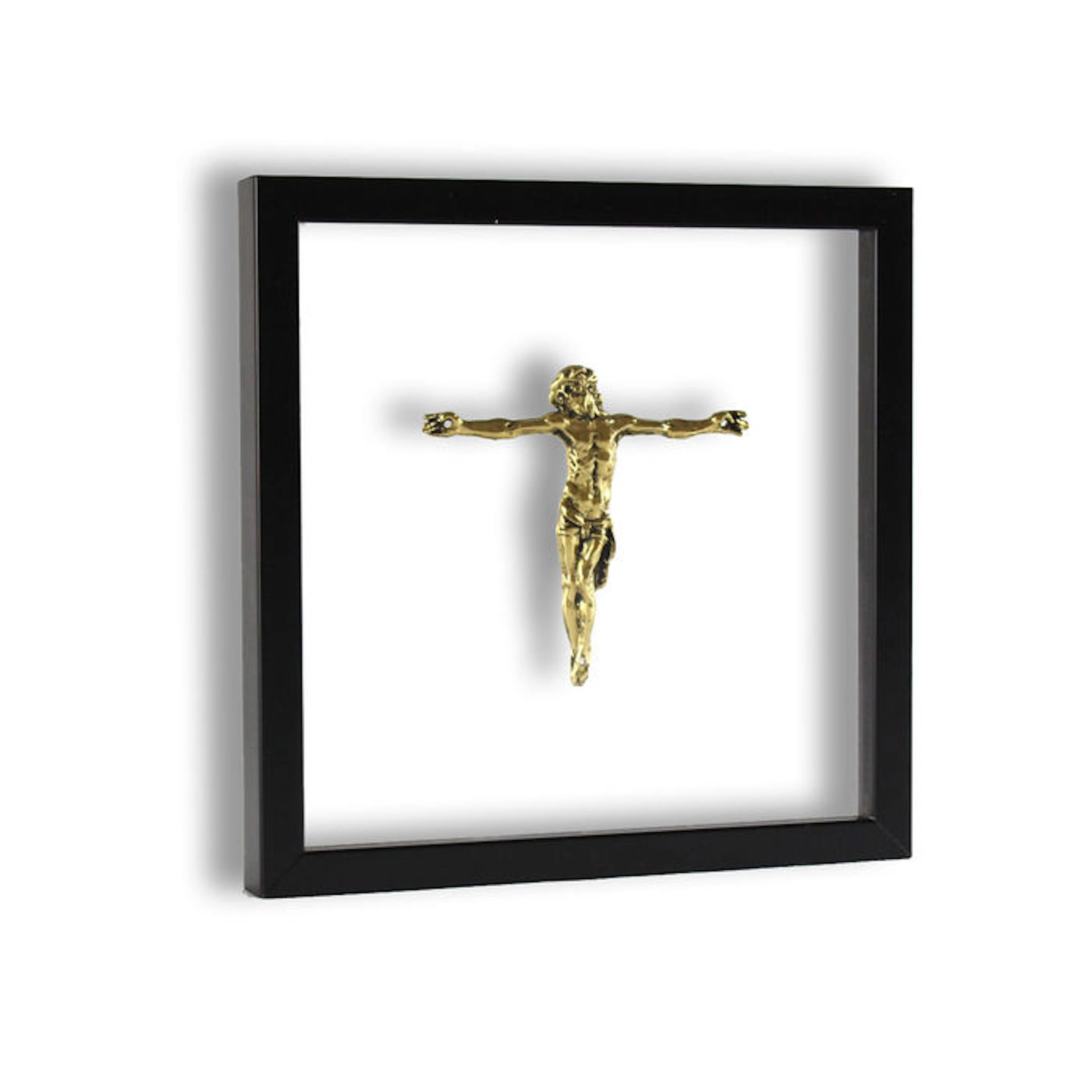 Christ in 24 carat aged gold