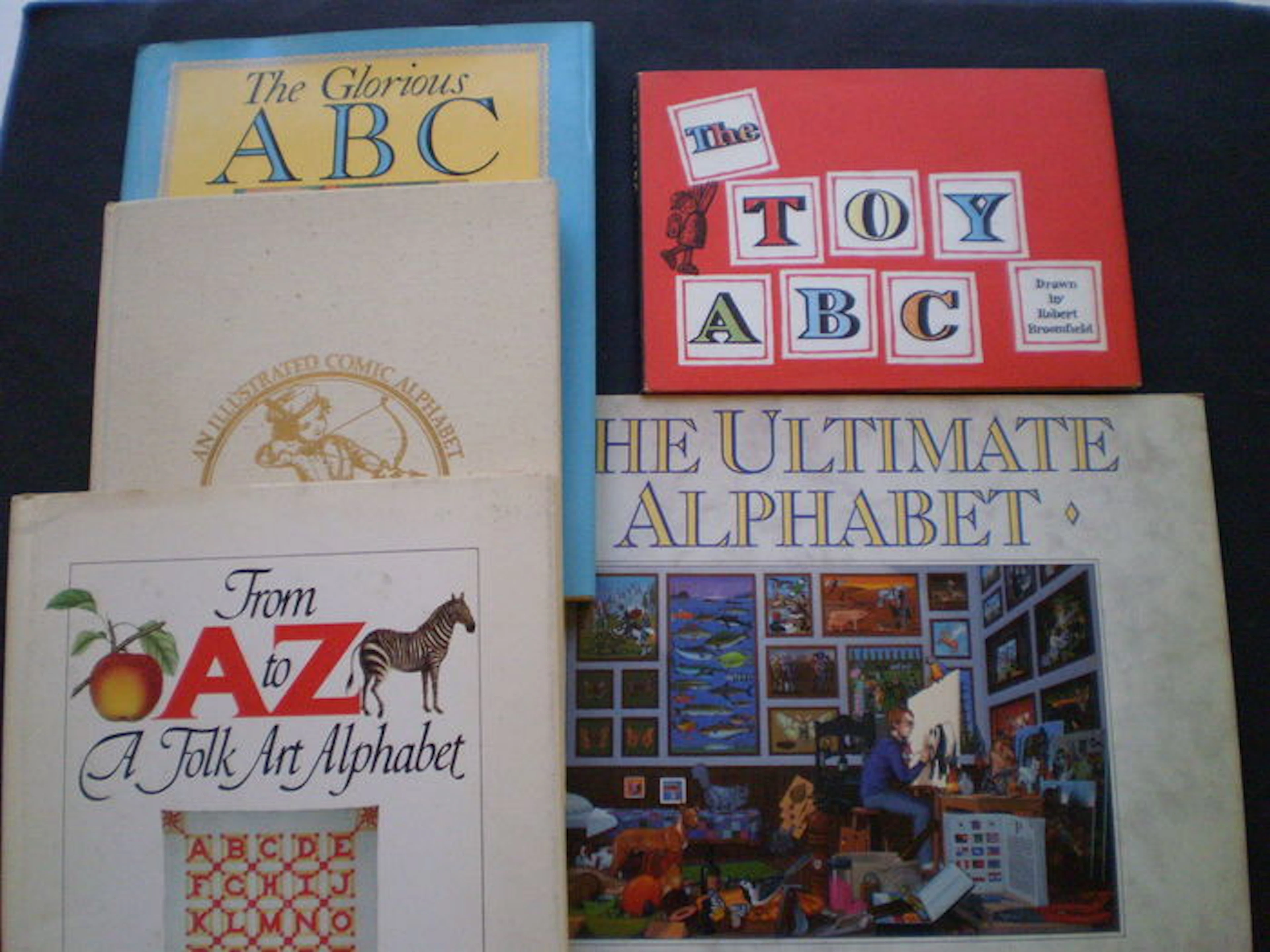 ABC; Lot with 5 English-language ABC-books - 1964 / 1990