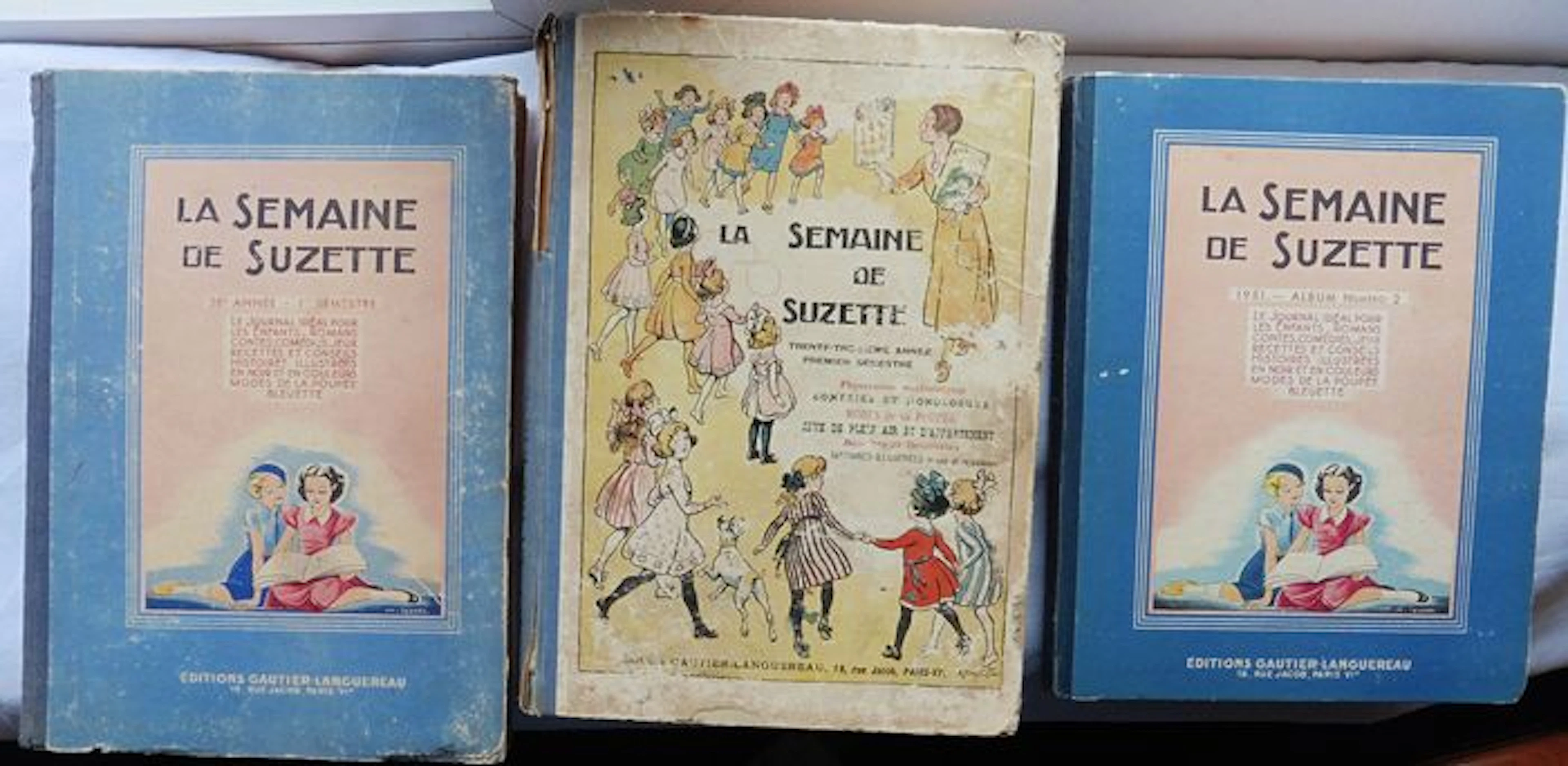 Youth; La Semaine de Suzette - 3 albums - 1937/1951