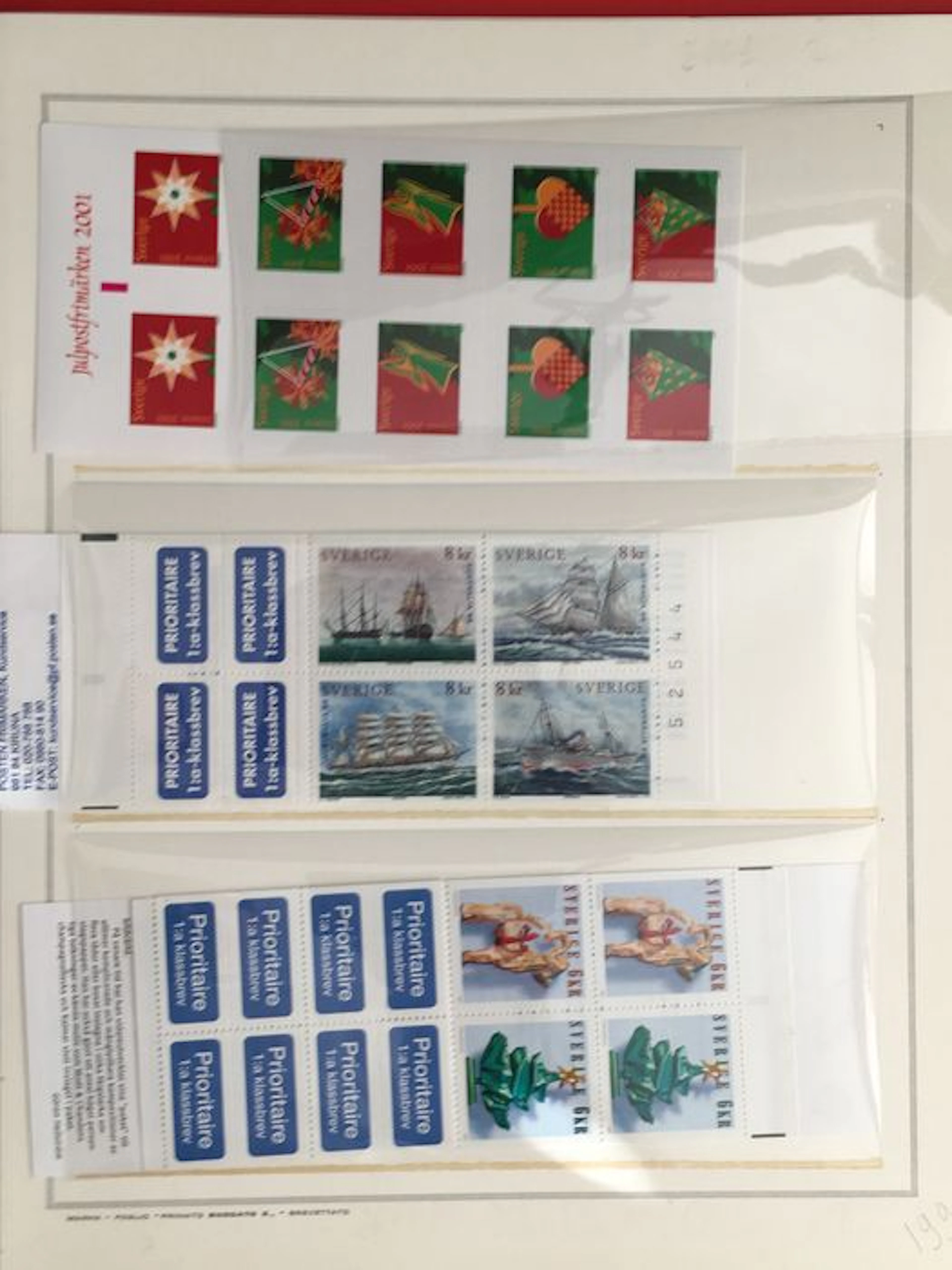 Sweden 1872/1969 - Two collections in Davo and Marini album
