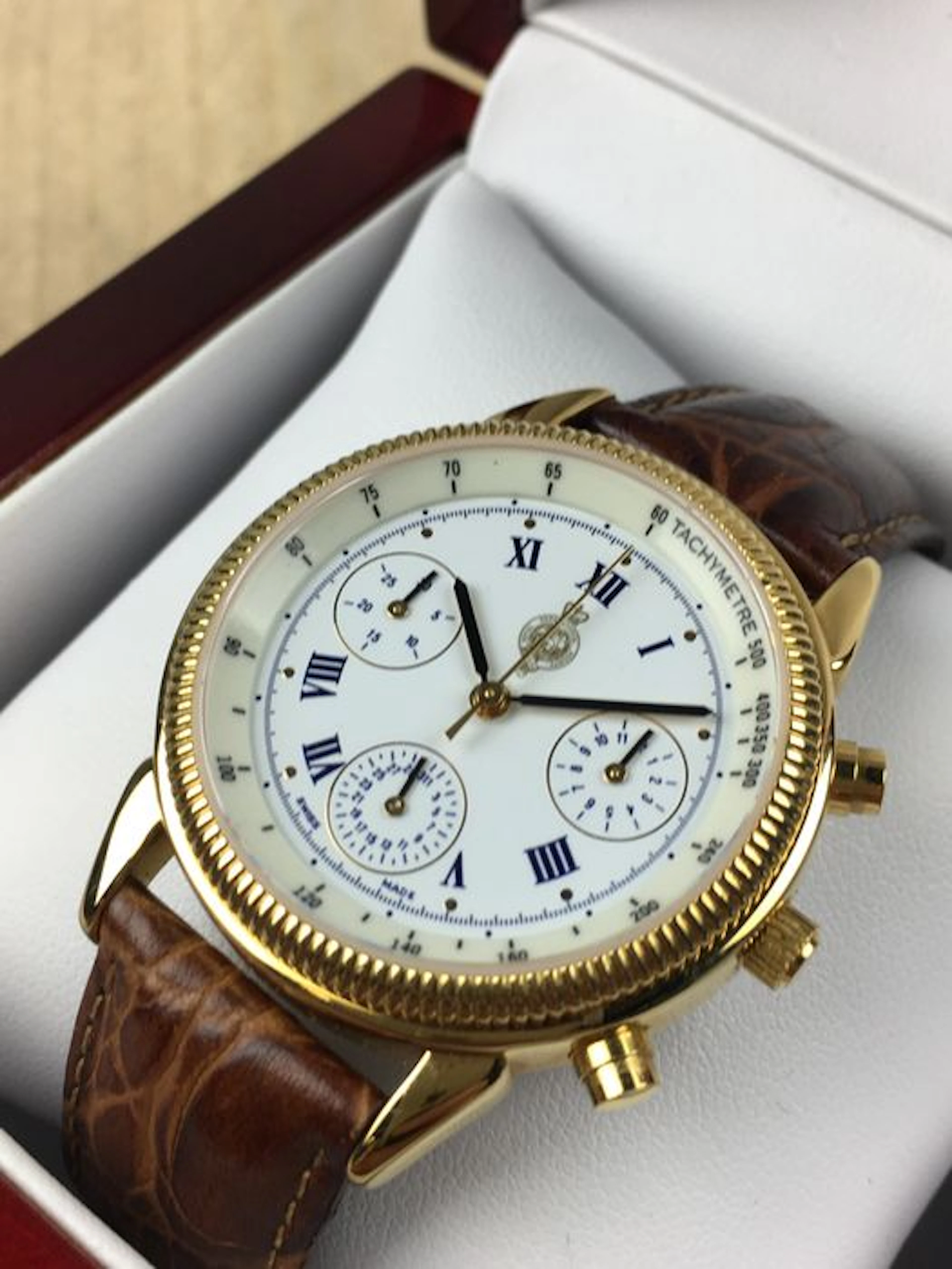 DELMA Swiss Royal Geographical Society chronograph ref: 667.230 – Men's watch