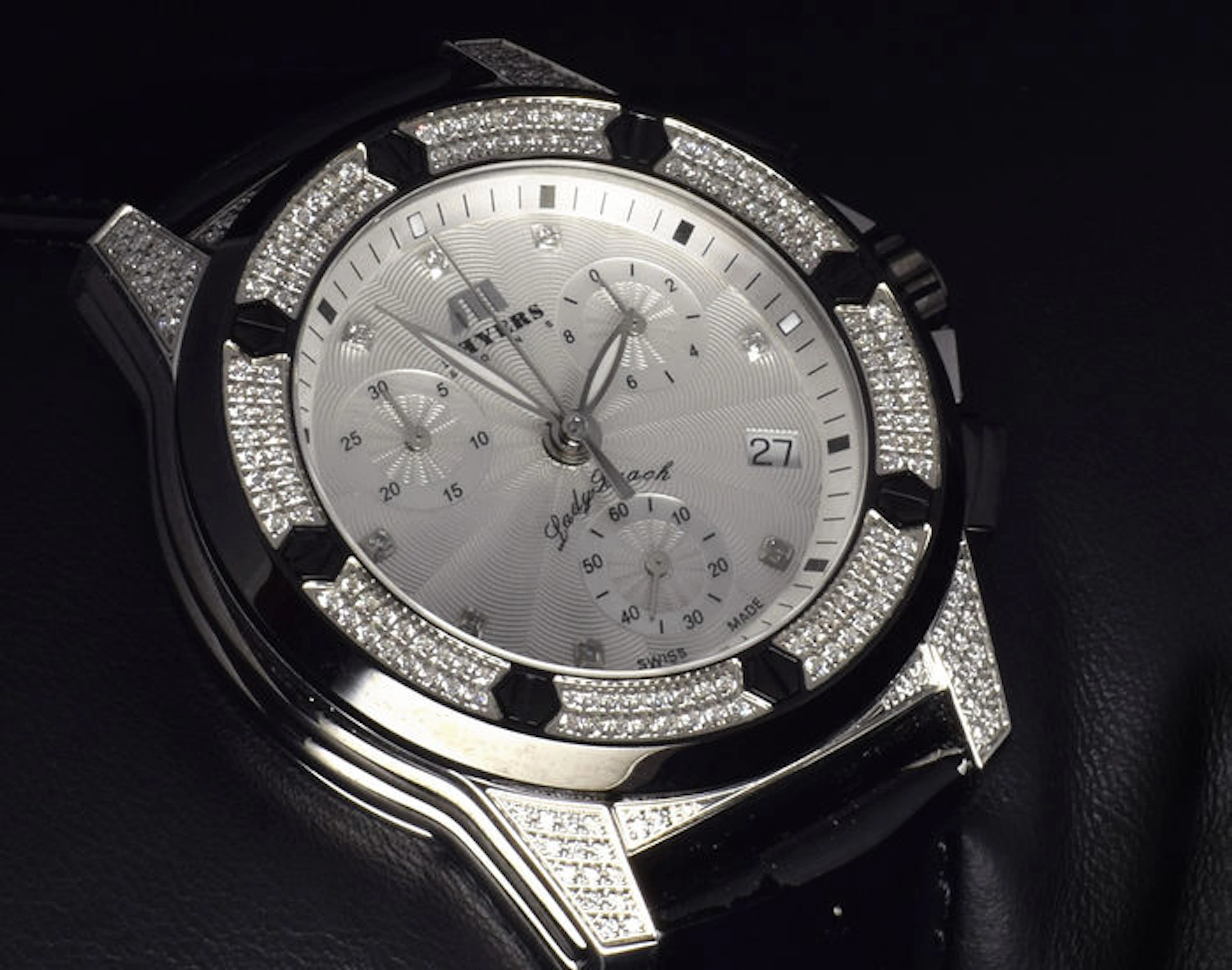 MEYERS Lady Beach XL - Ladies Wristwatch - With 200 diamonds