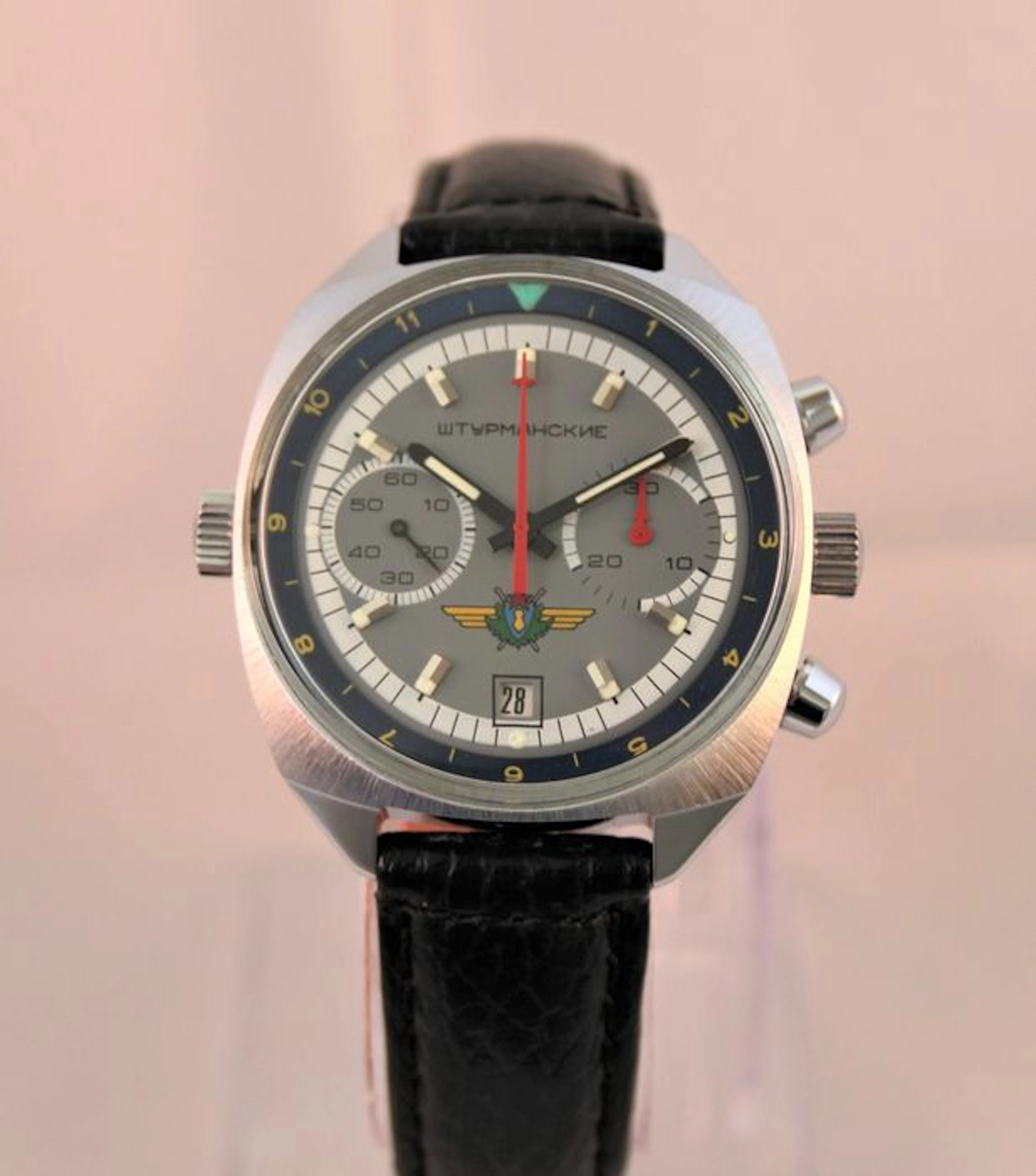 POLJOT sturmanskie – chronograph – men's wristwatch – 1990s