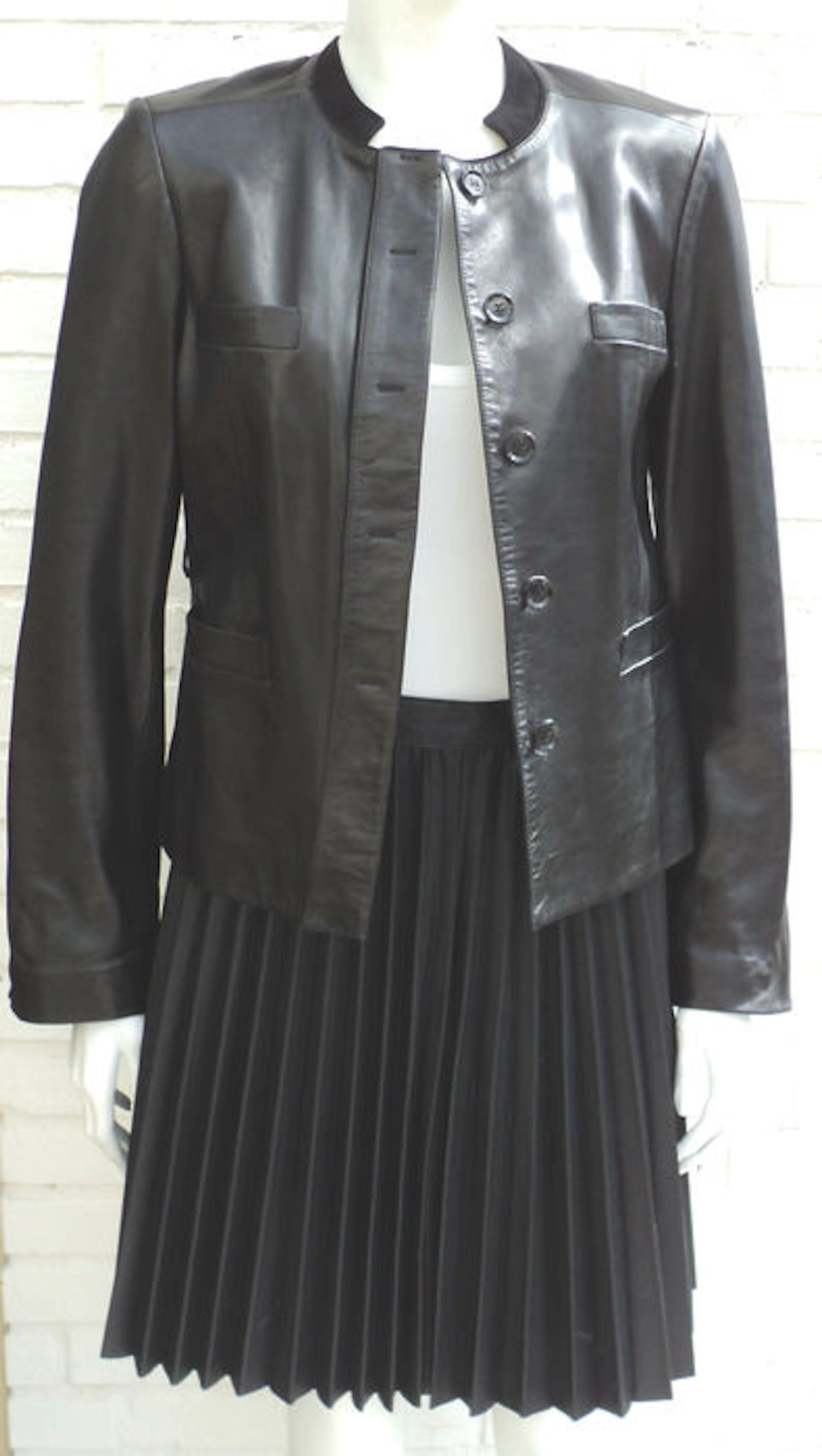 Gucci - Black Leather Jacket