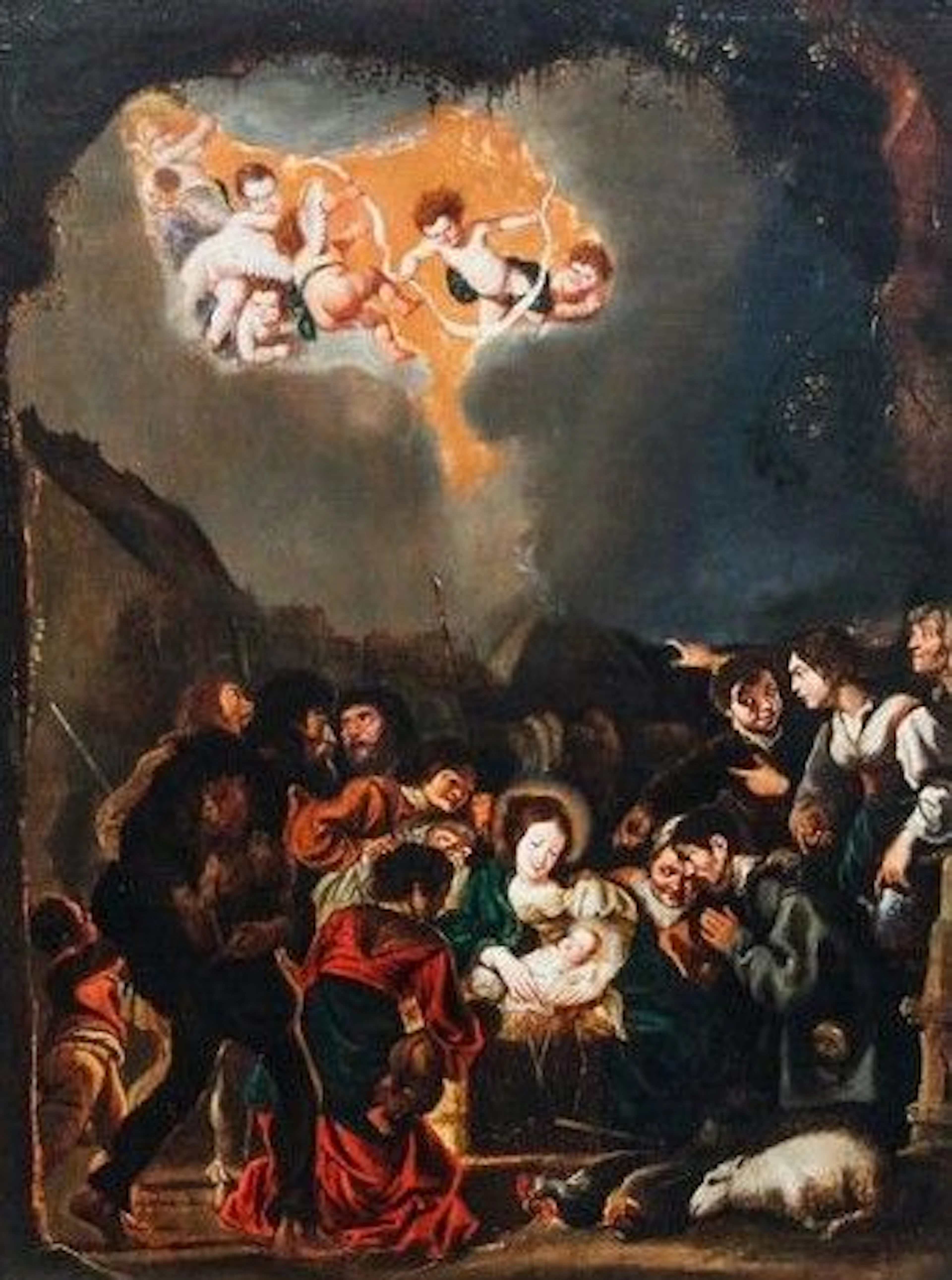 Warnard van Rijsen (1625-1670)-adoration of the Shepherds