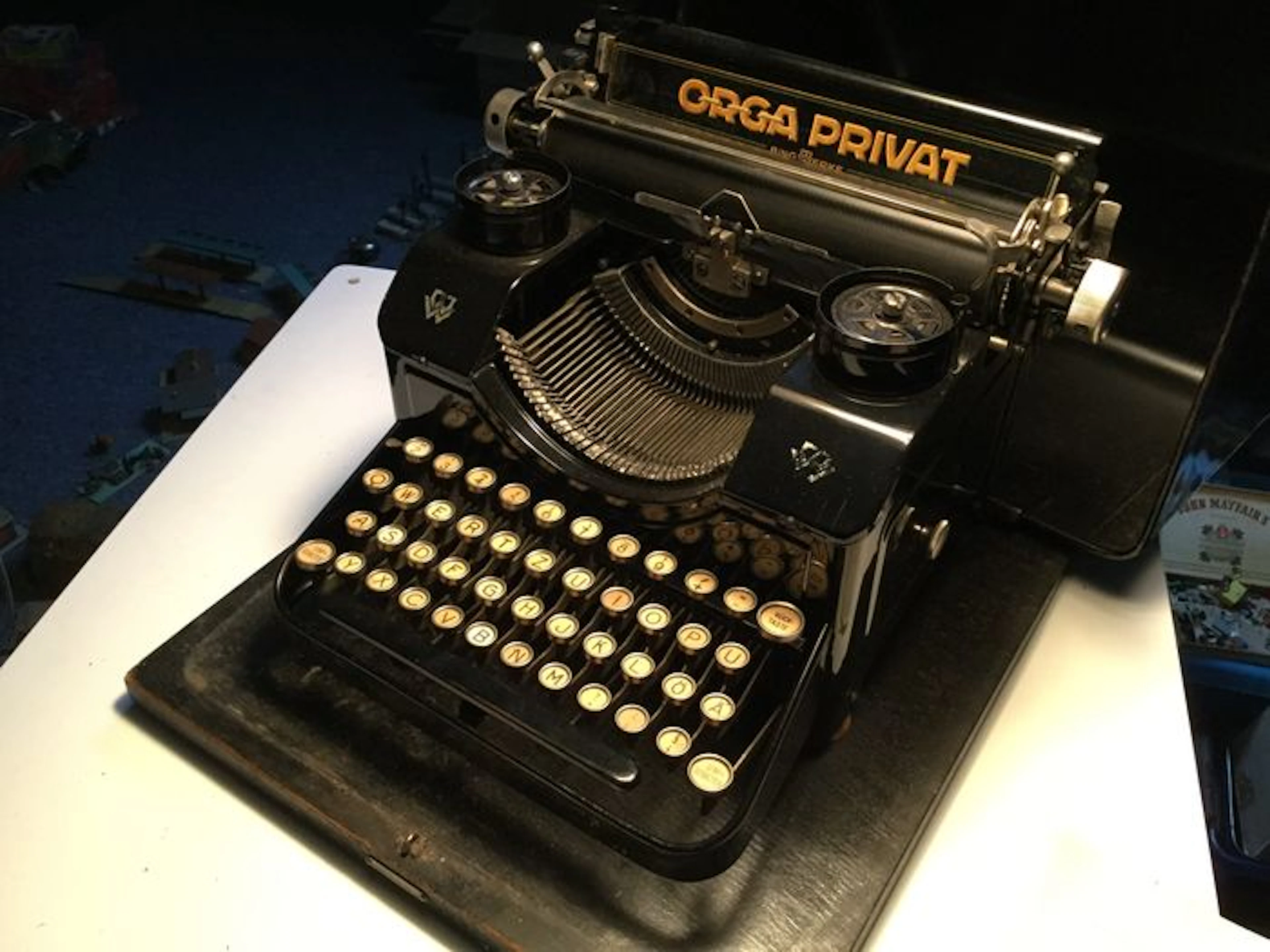 Orga Privat typewriter-Bing Werke A G Nürnberg