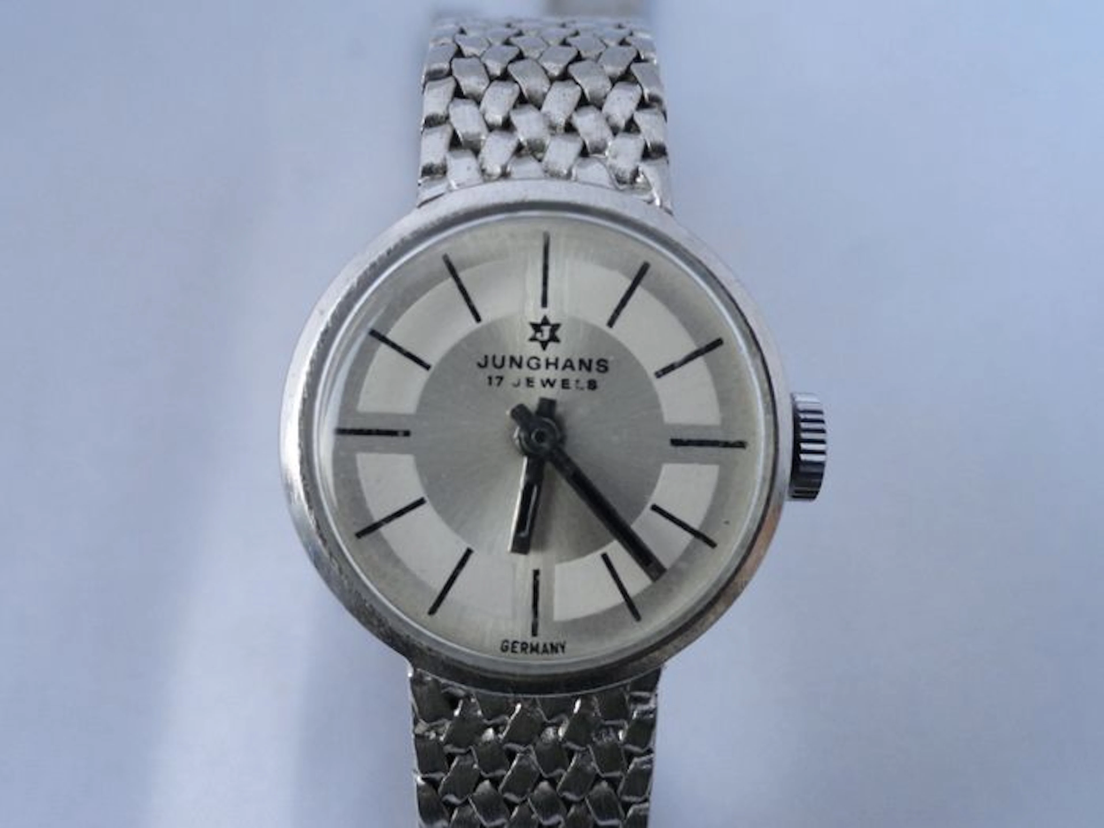 Junghans – 17 jewels – silver 0.835 women's wristwatch