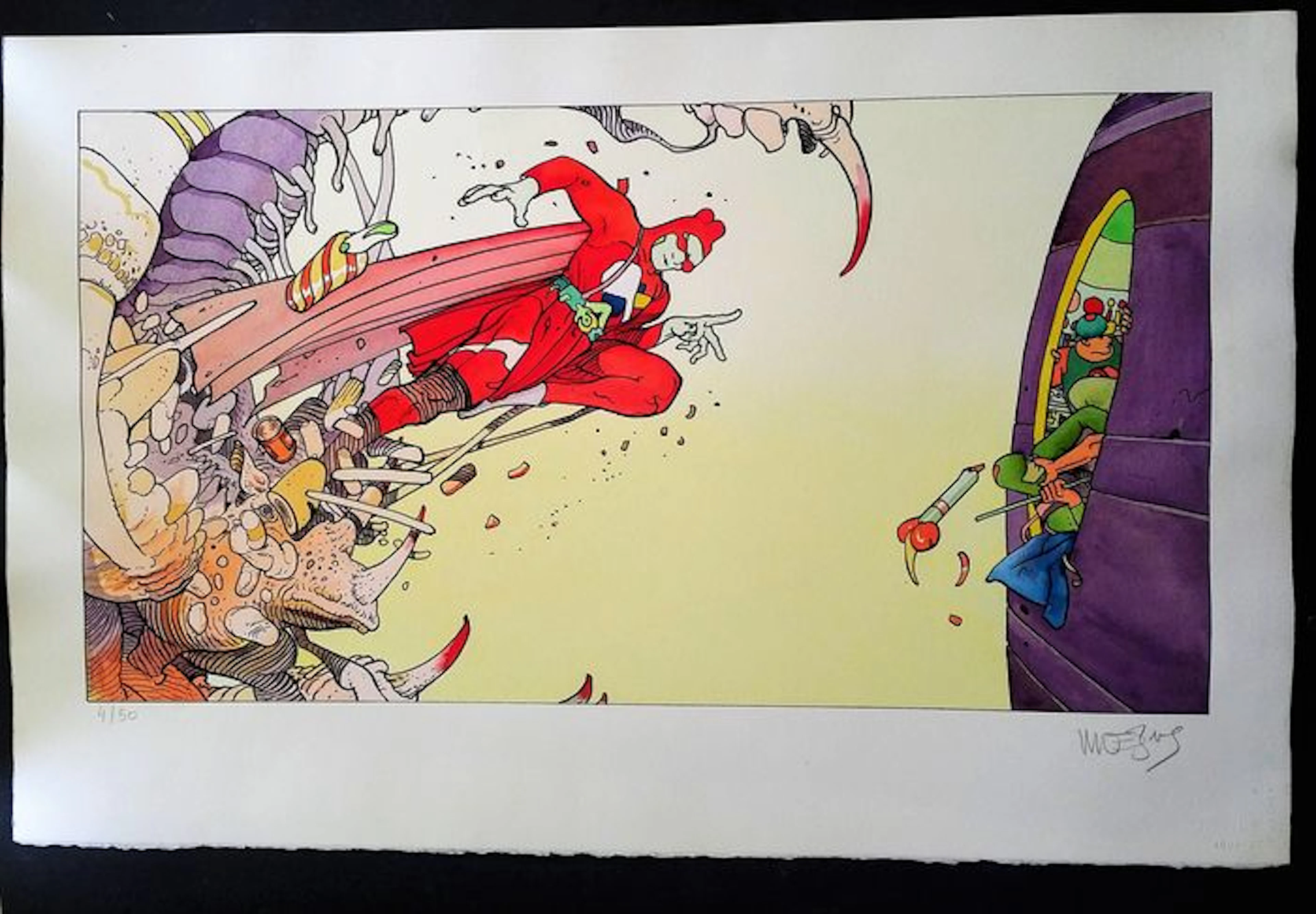 Moebius - Screen printing - Starwatcher