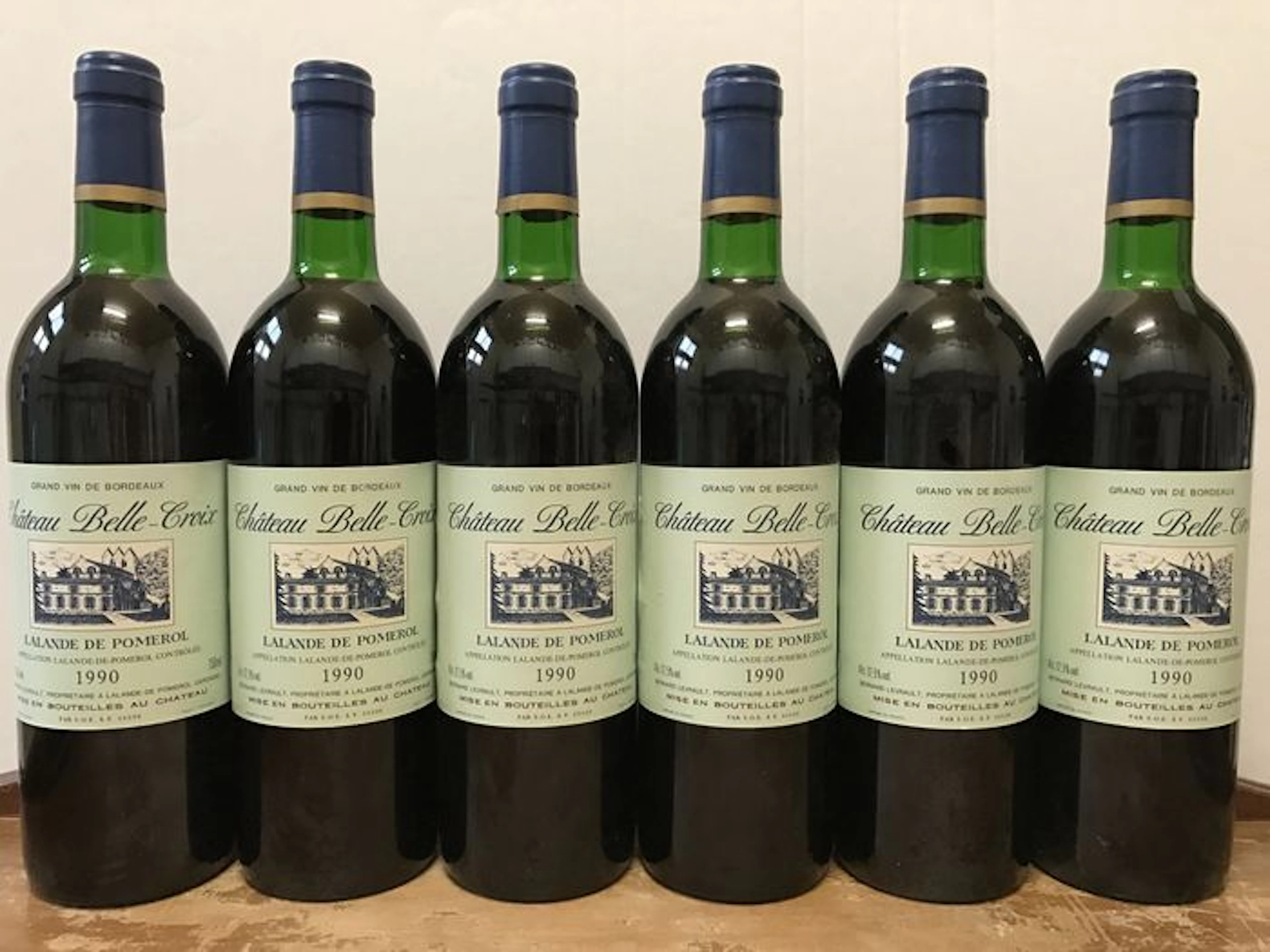 1990 Château Belle – Croix – Lalande de Pomerol – 6 bottles in total
