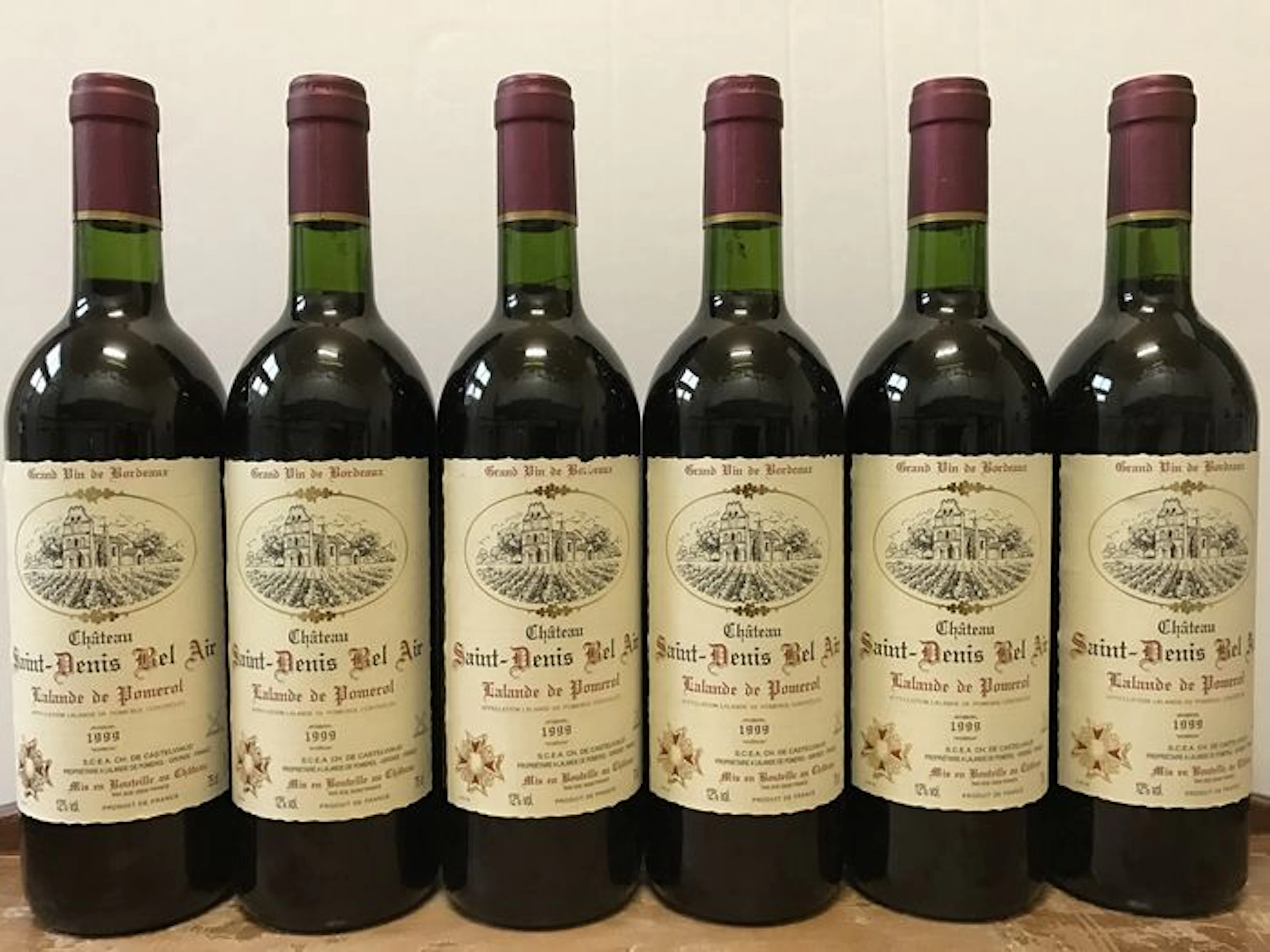 1999 Château Saint Denis Bel Air, Lalande de Pomerol – Six bottles in total