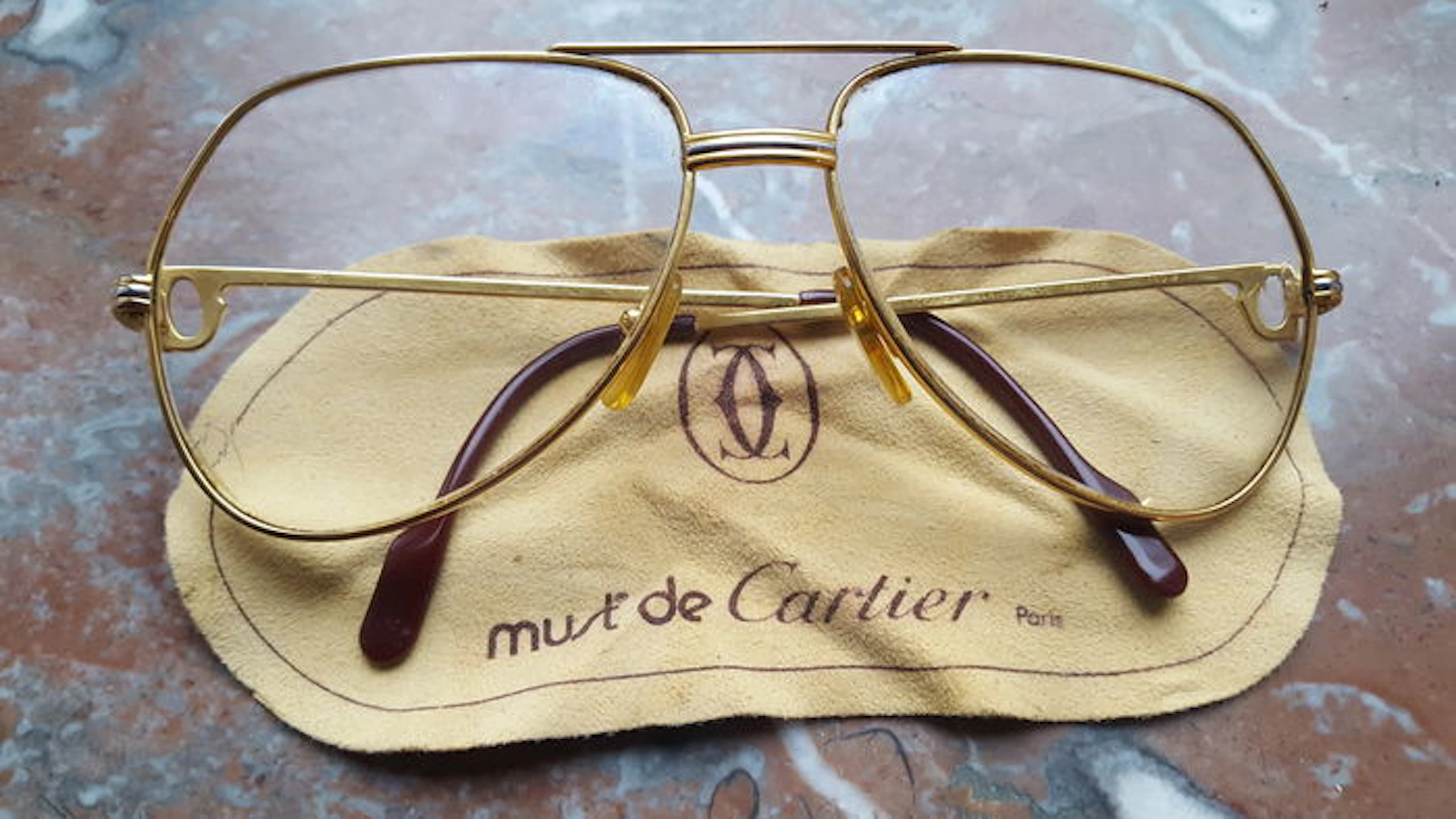 Cartier - men's glasses Vintage
