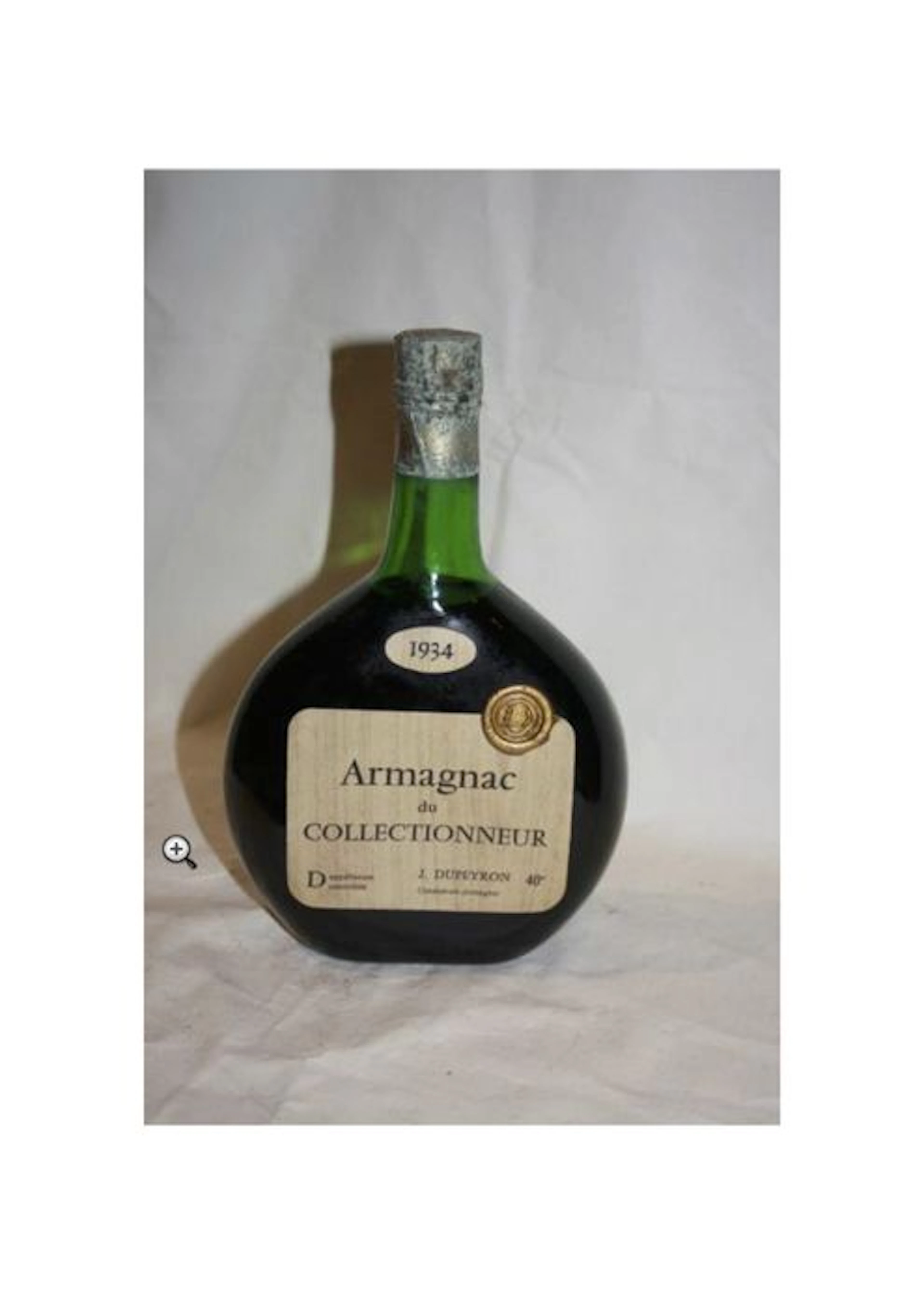 Millésime 1934 Armagnac du Collectionneur J. Dupeyron - One bottle