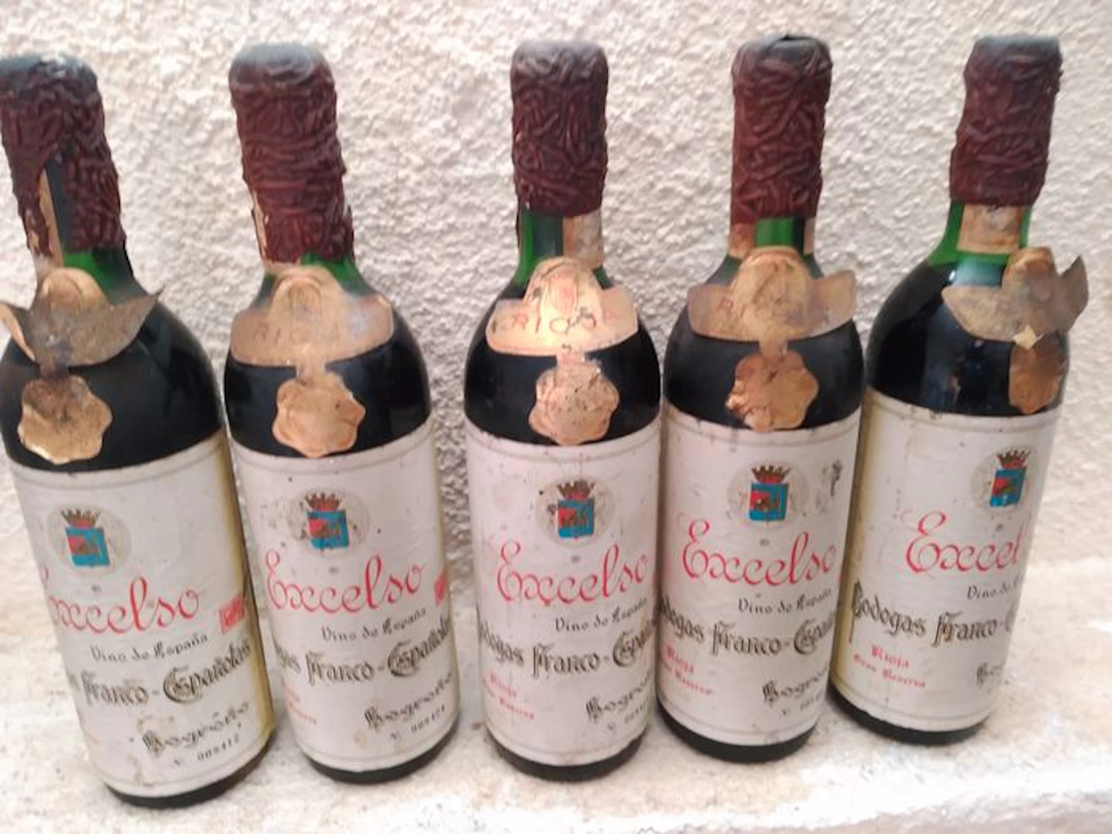 Excelso gran reserva 1959, Franco-Spanish Wineries, 5 bottles