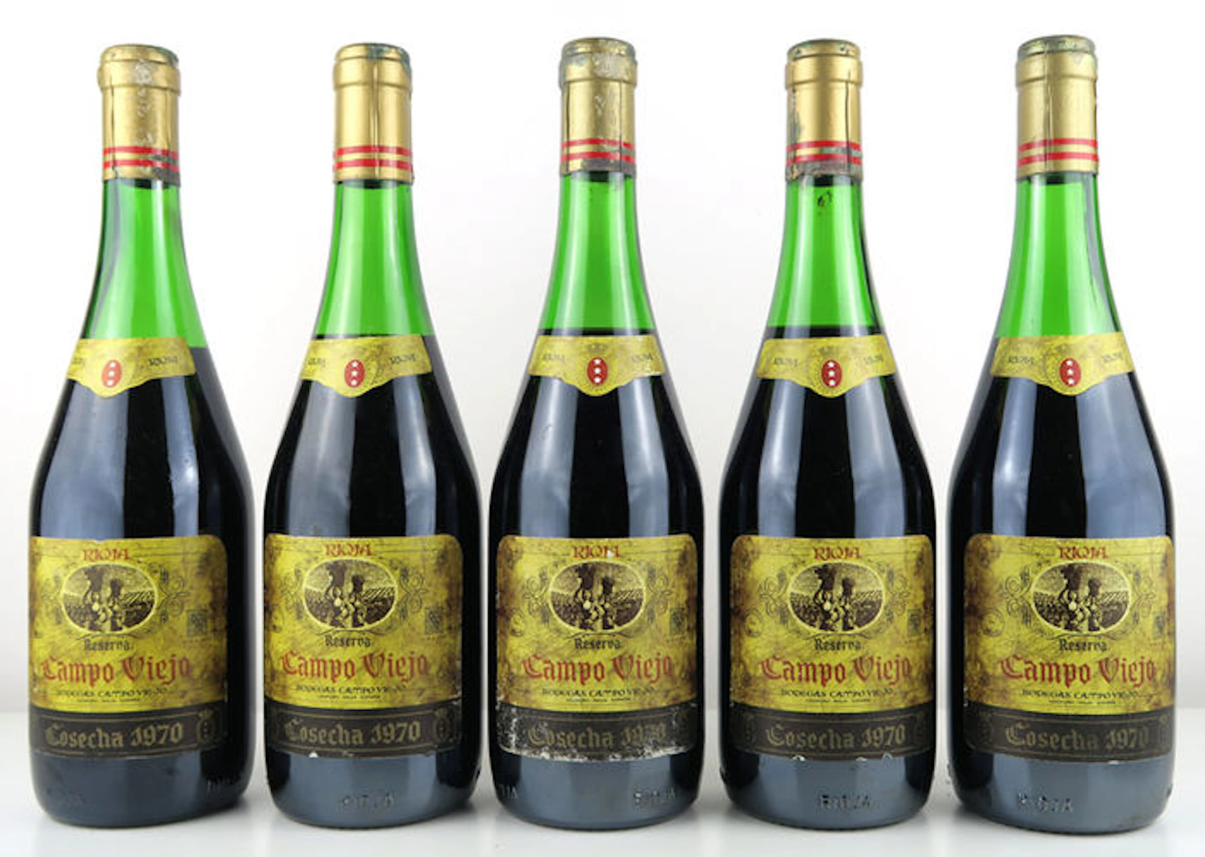 1970 Rioja Campo Viejo Gran Reserva - 5 bottles