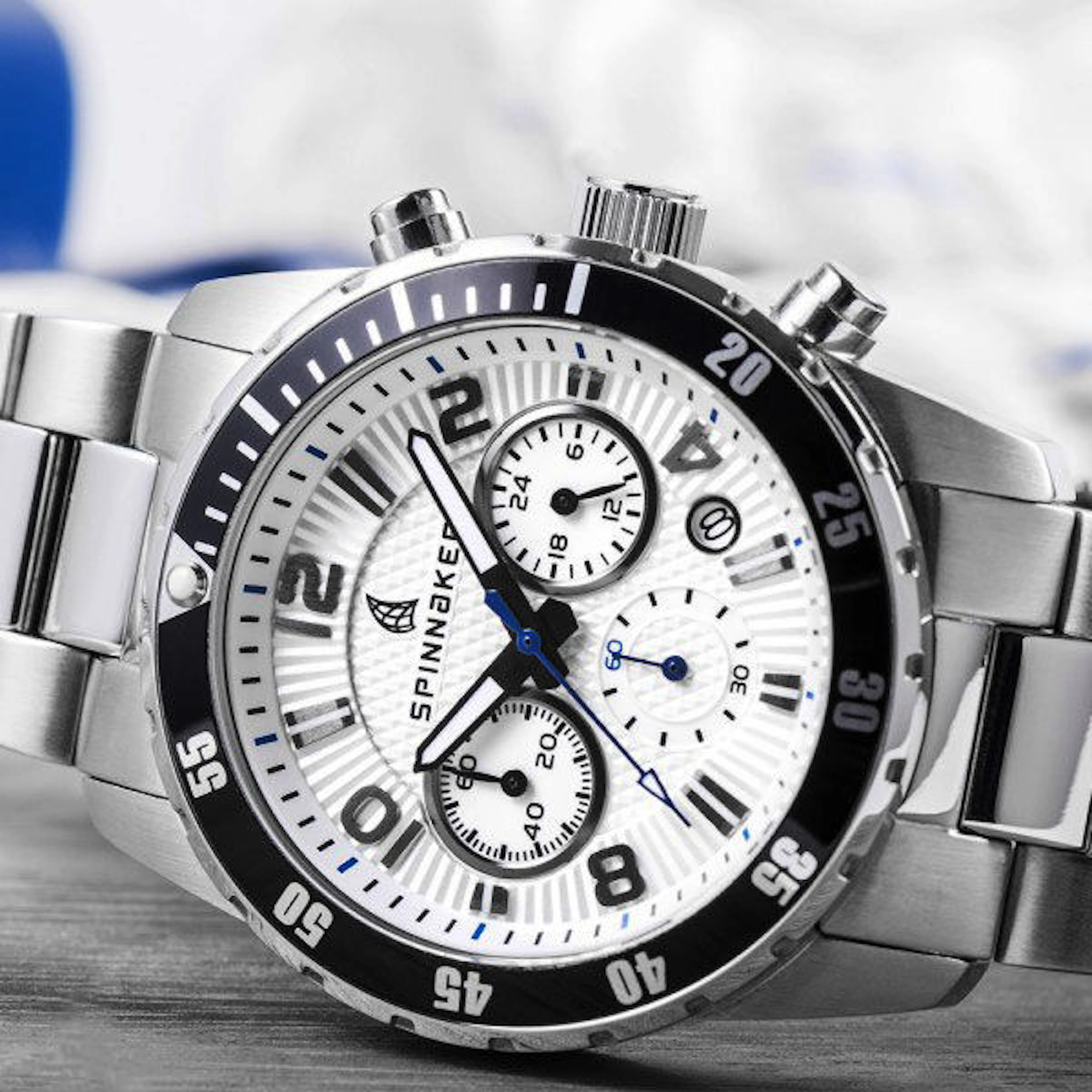 Spinnaker - Stern Chronograph Men's Wristwatch - 2017 Unworn and Complete