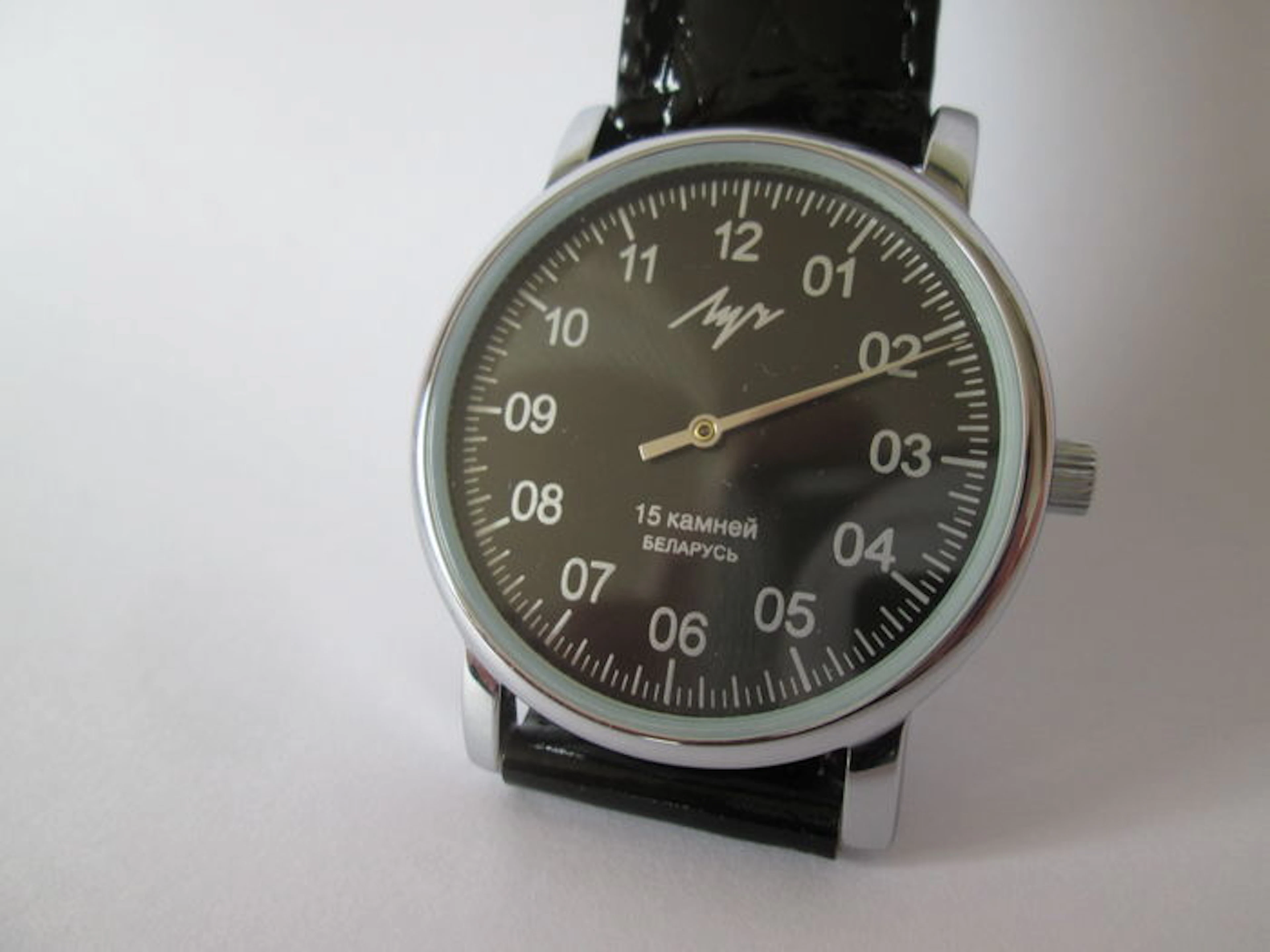 Luch, one handed Russian men's watch, in unworn condition