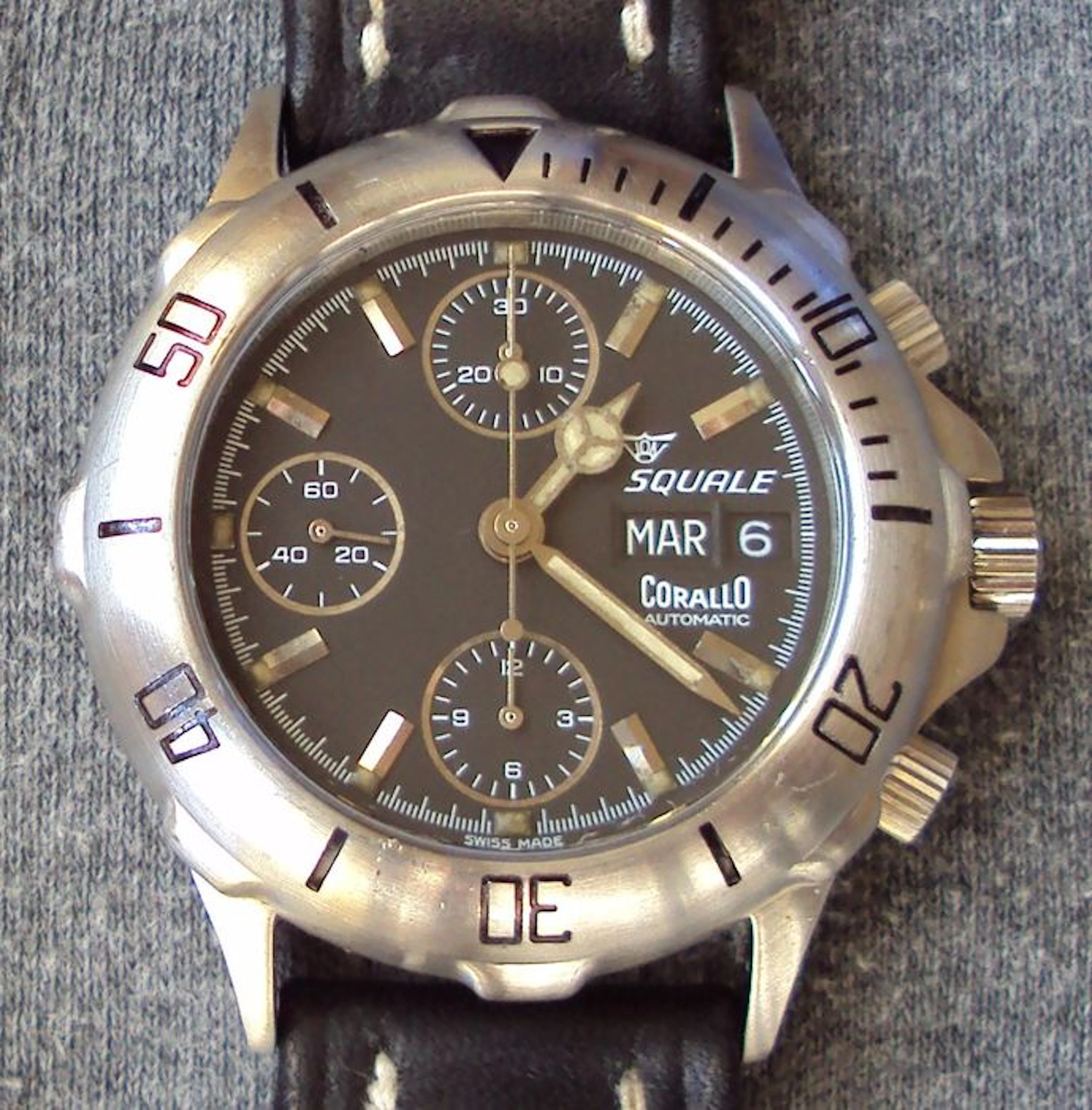 Squale Corallo Day Date – Men's wristwatch.