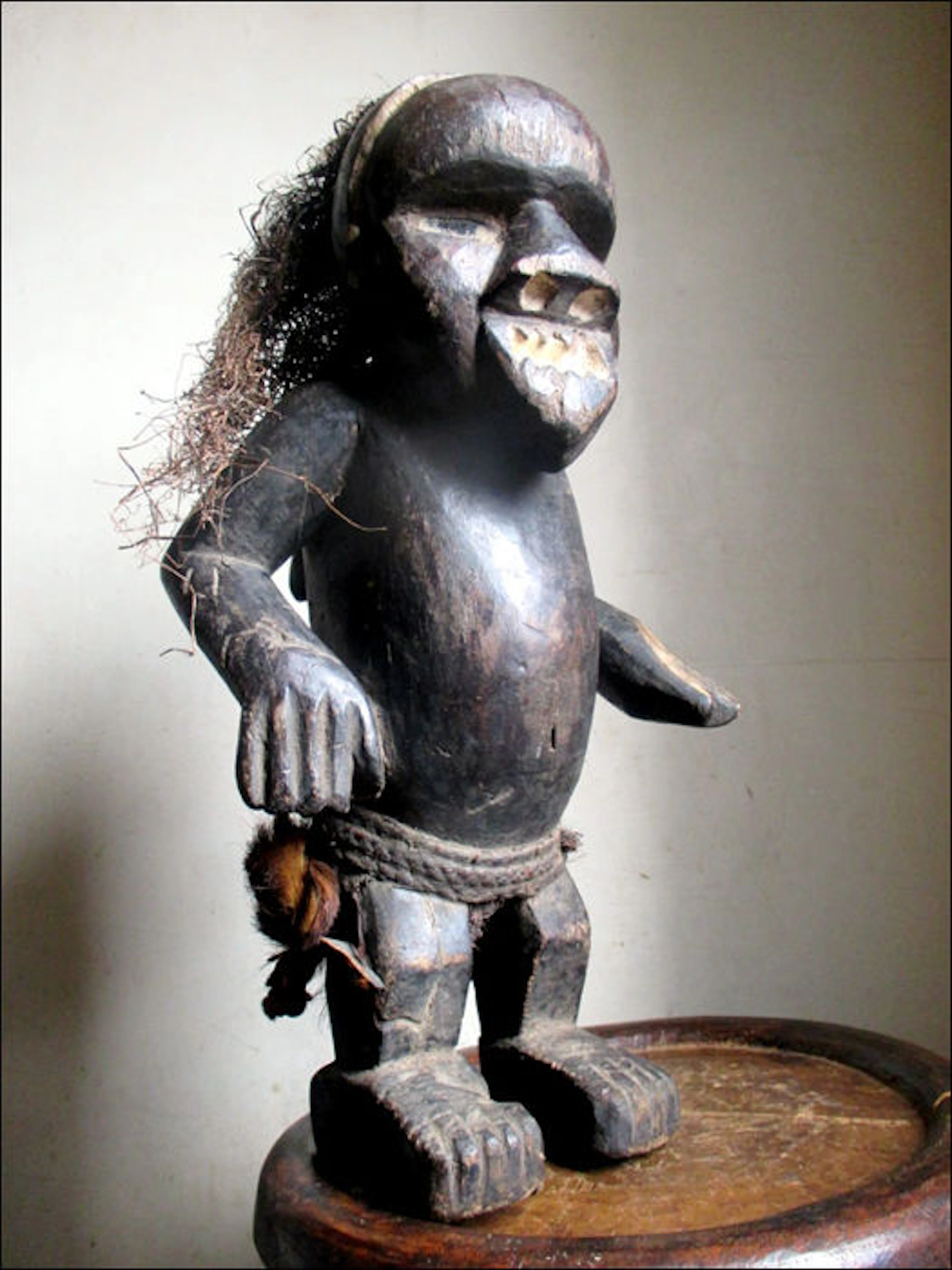 Impressive maternity figurine - SALAMPASU - D.R Congo