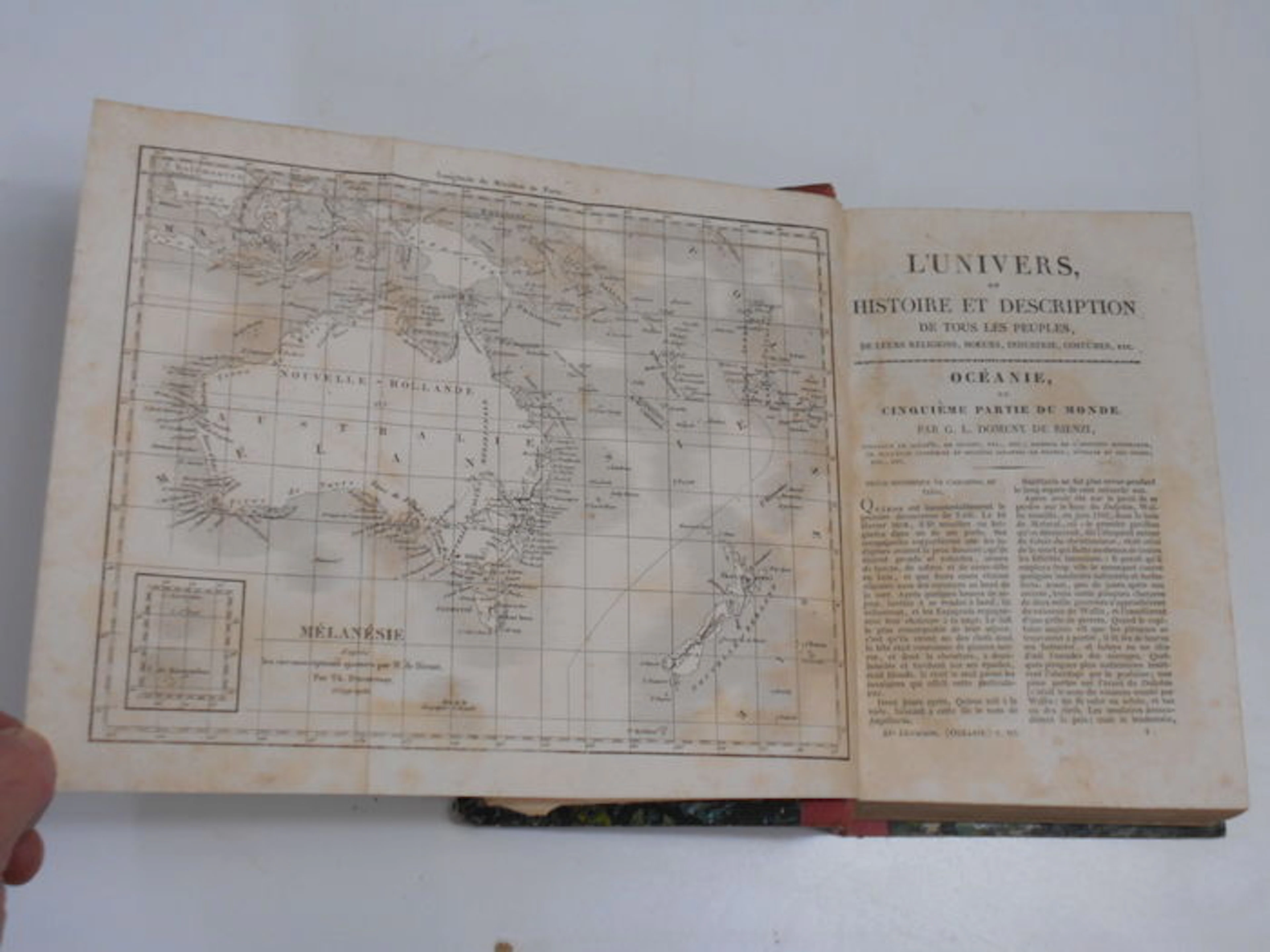 Domeny de Rienzi - Océanie ou cinquième partie du monde. Revue géographique