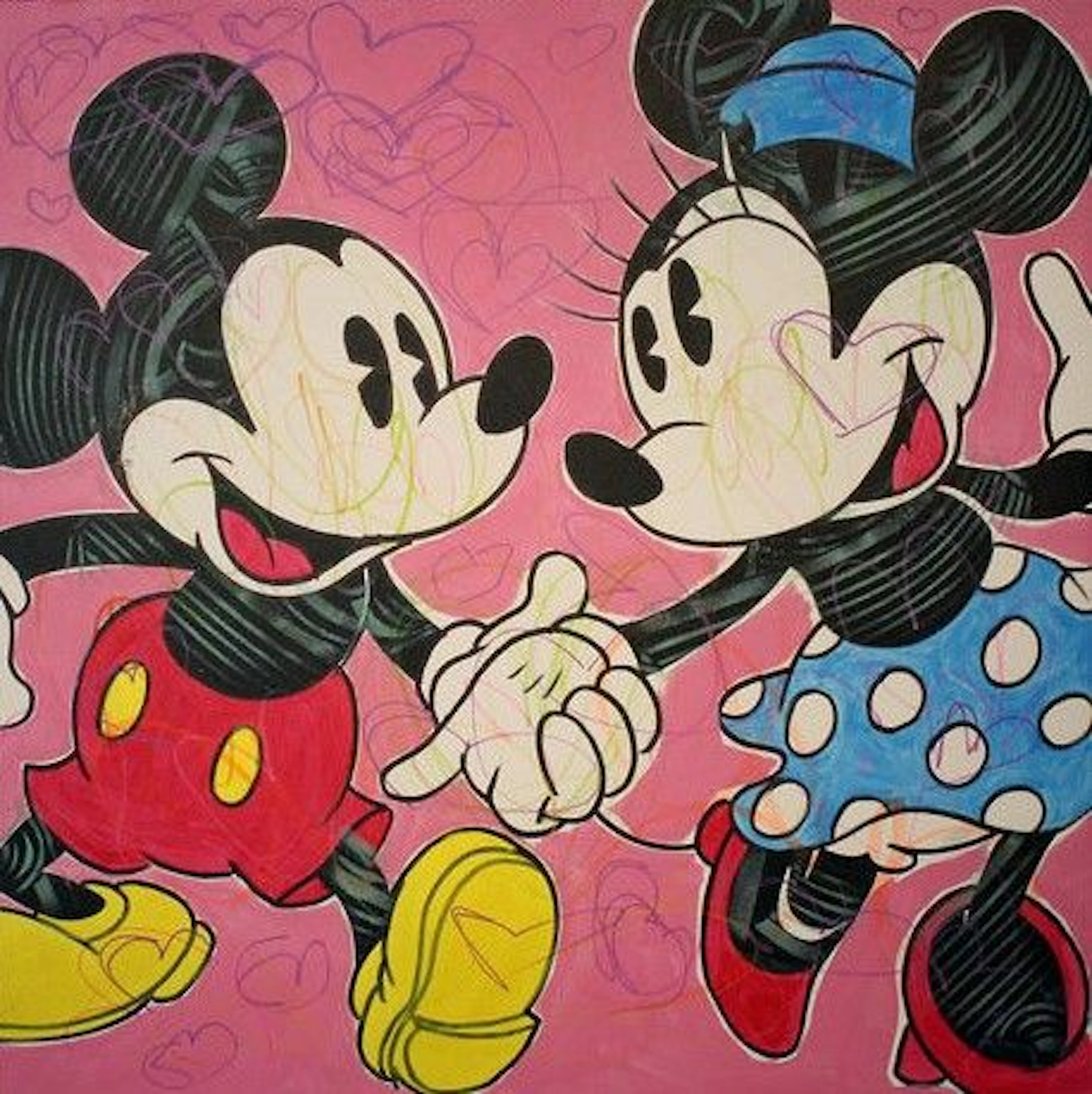 Dillon Boy - Mickey and Minnie Mouse - Graffiti Pop