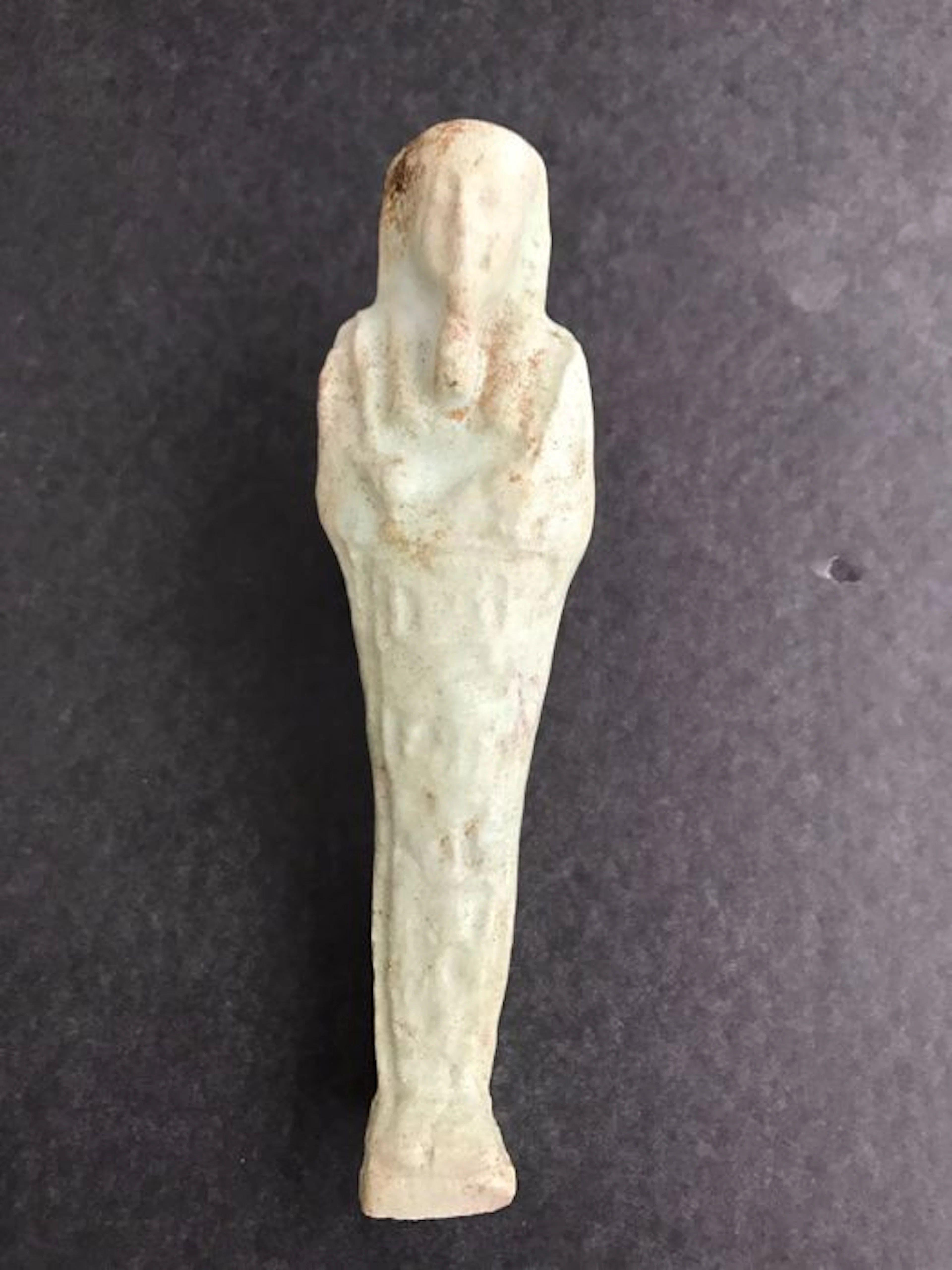 Ancient Egyptian White Ushabty 6 Inches.
