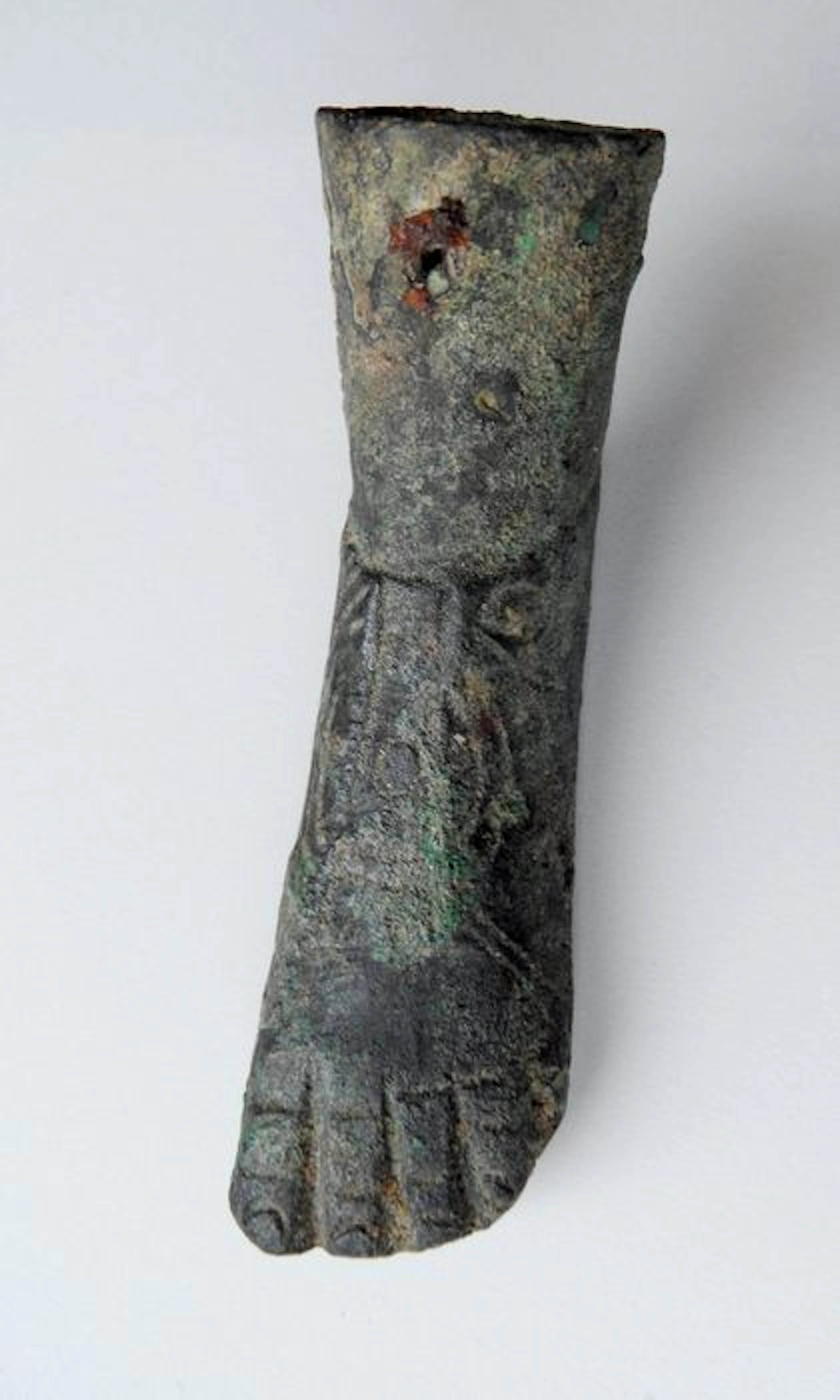 Roman bronze foot - Length 76 mm