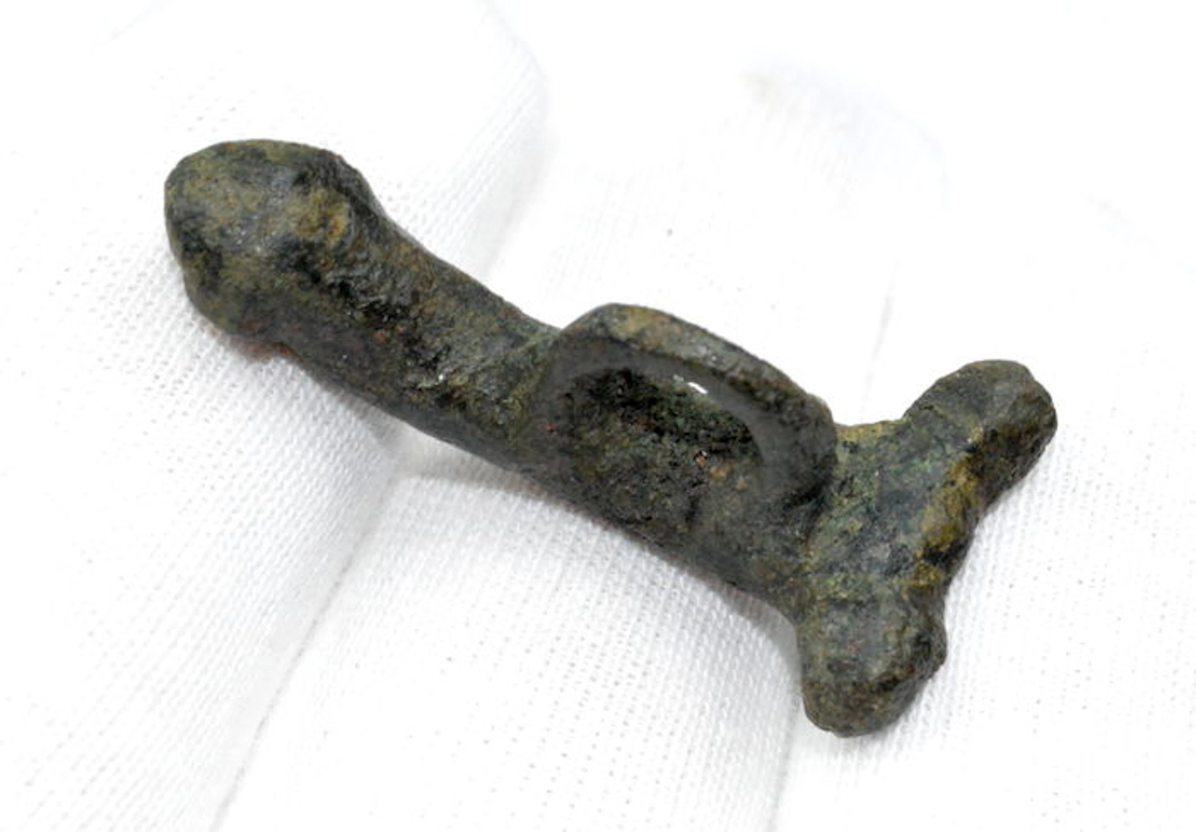 Ancient Roman Bronze Legionary Fertility Pendant / Phallus - 35 mm