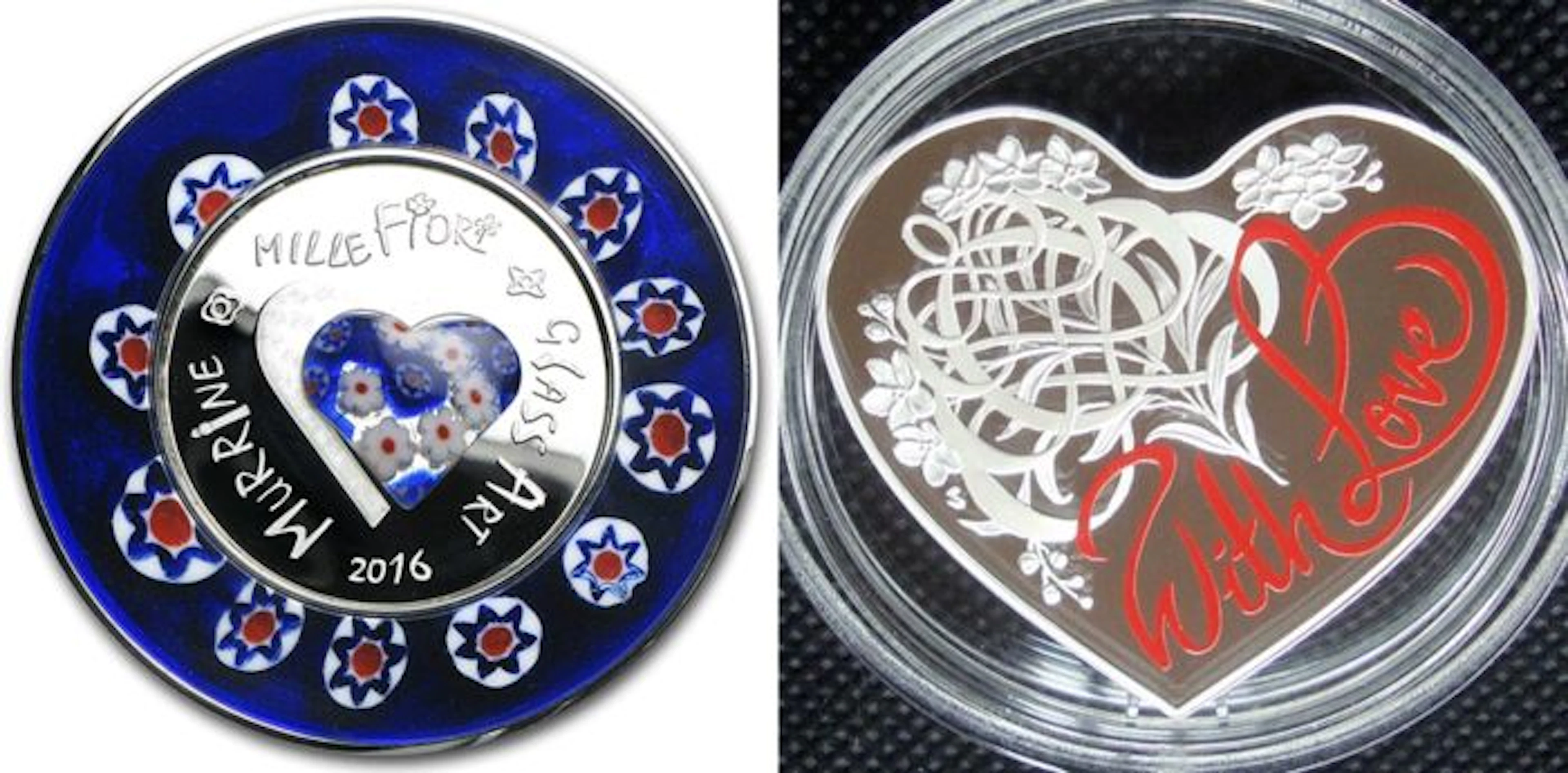 Cook Islands and Australia – 2 × 5 dollars from 2016 ‘Murrina Murano