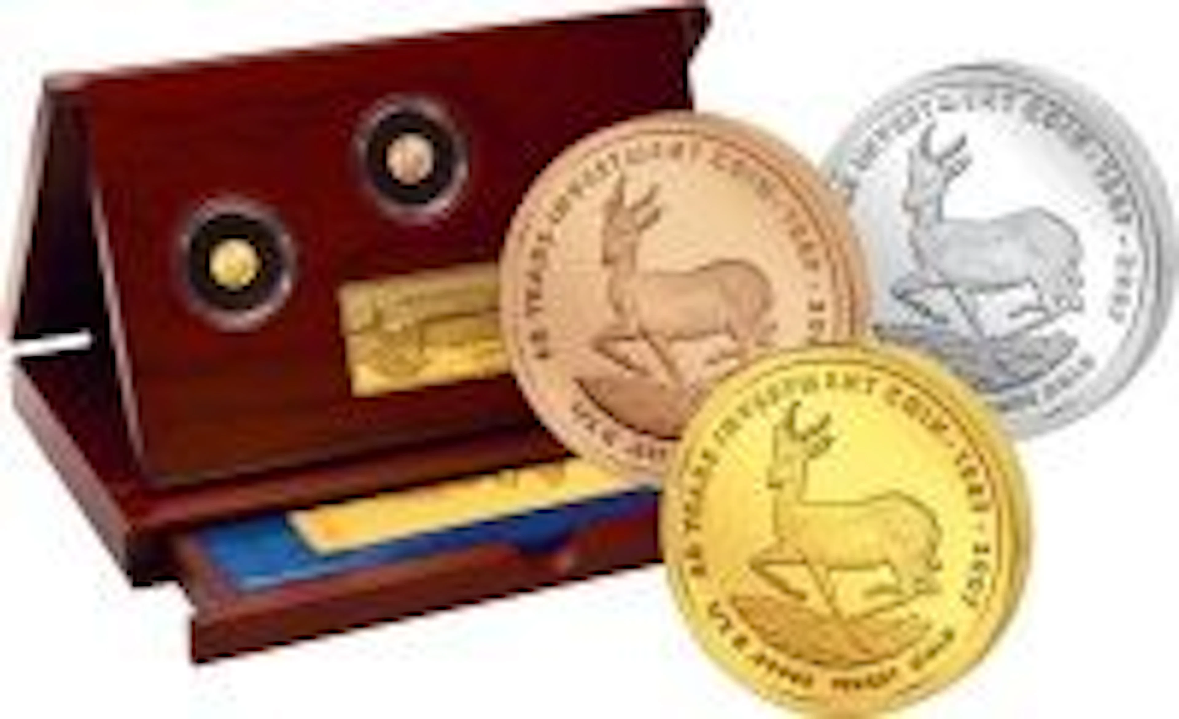 Malawi - 20 Kwacha 'Krügerrand Plant Set' 2007 with Red Gold and White Gold