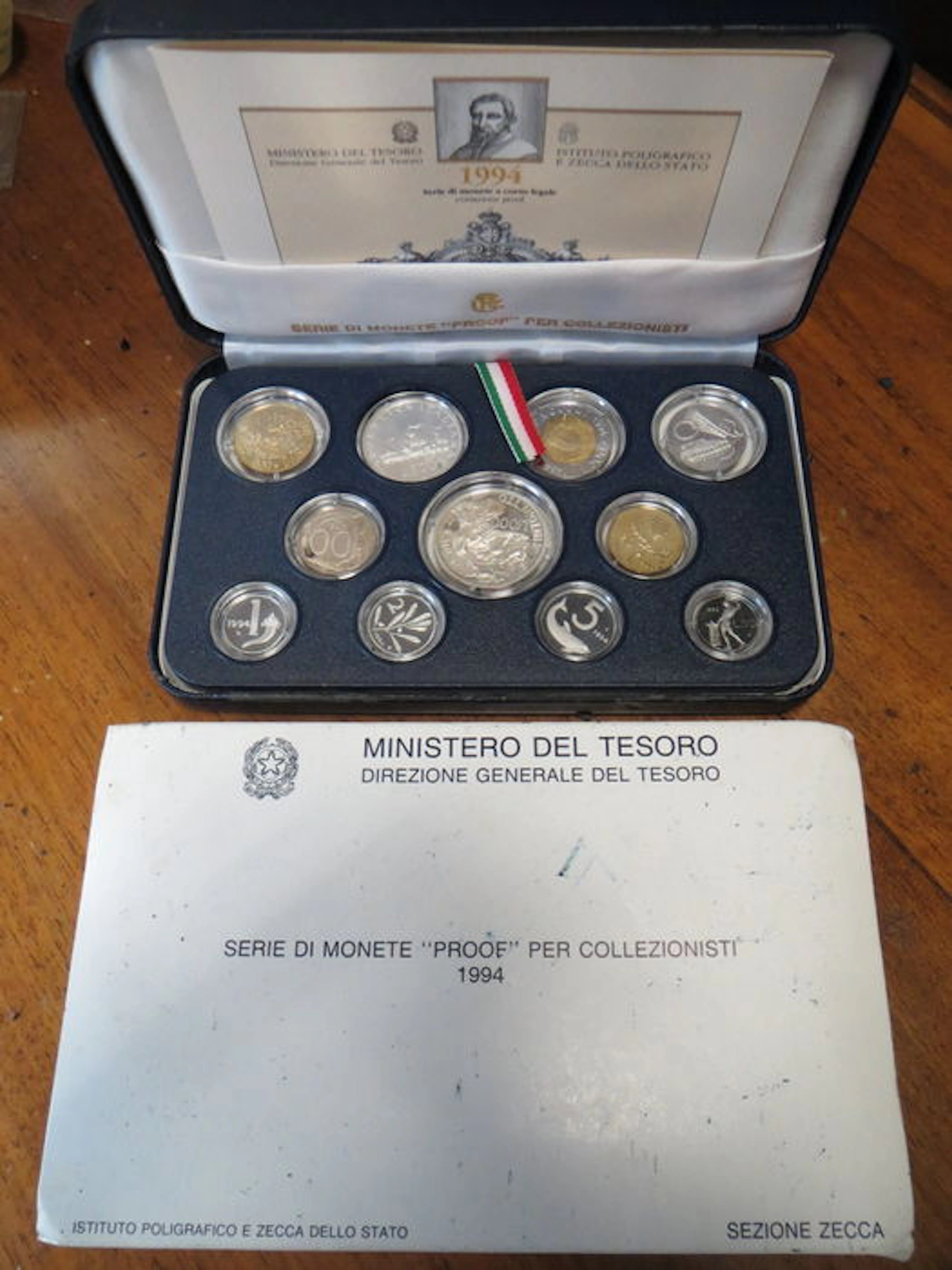 Republic of Italy – Divisional coin series, 1994 Proof – Tintoretto