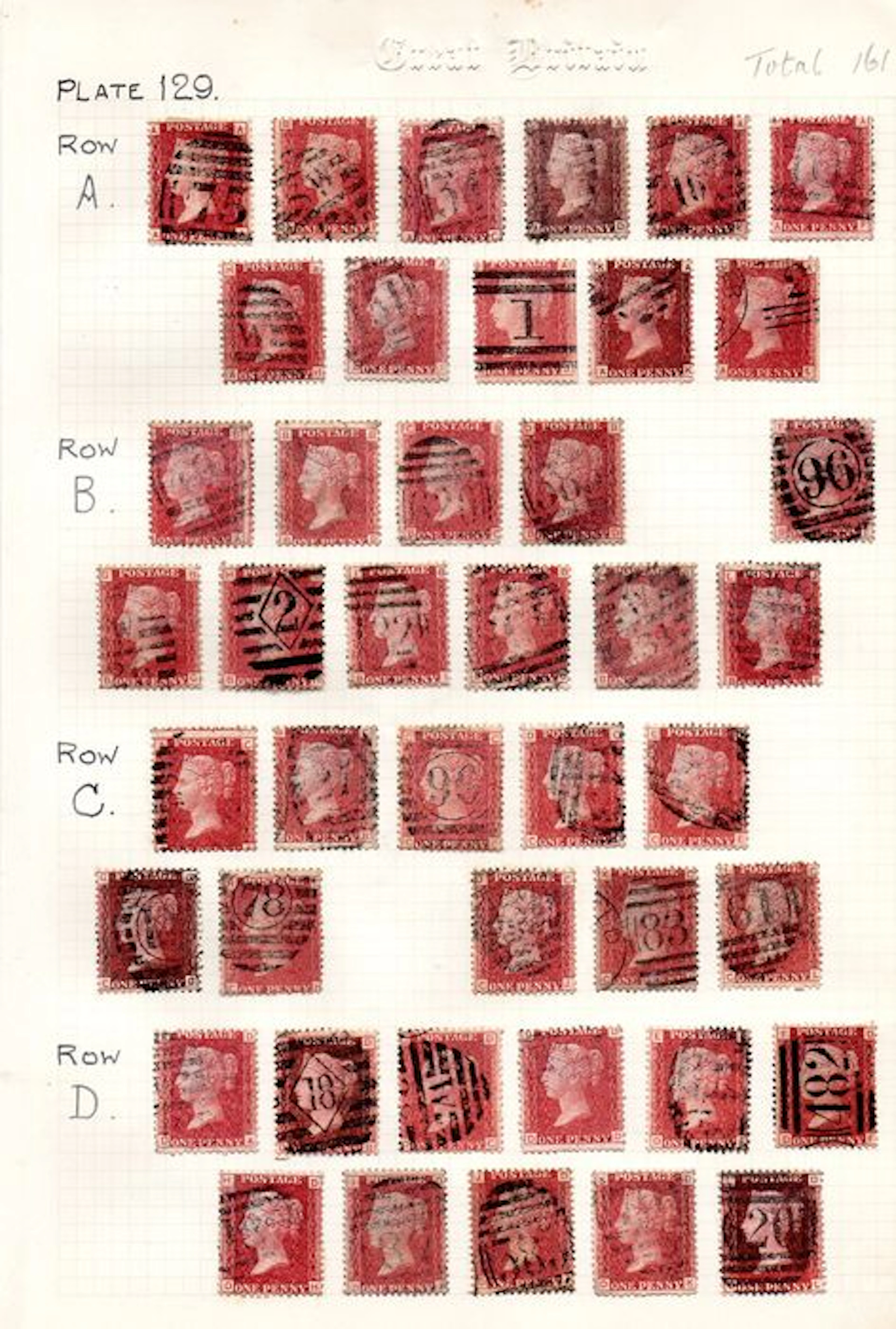 Great Britain Queen Victoria 1864/1879 - 1d Red Stanley Gibbons 43