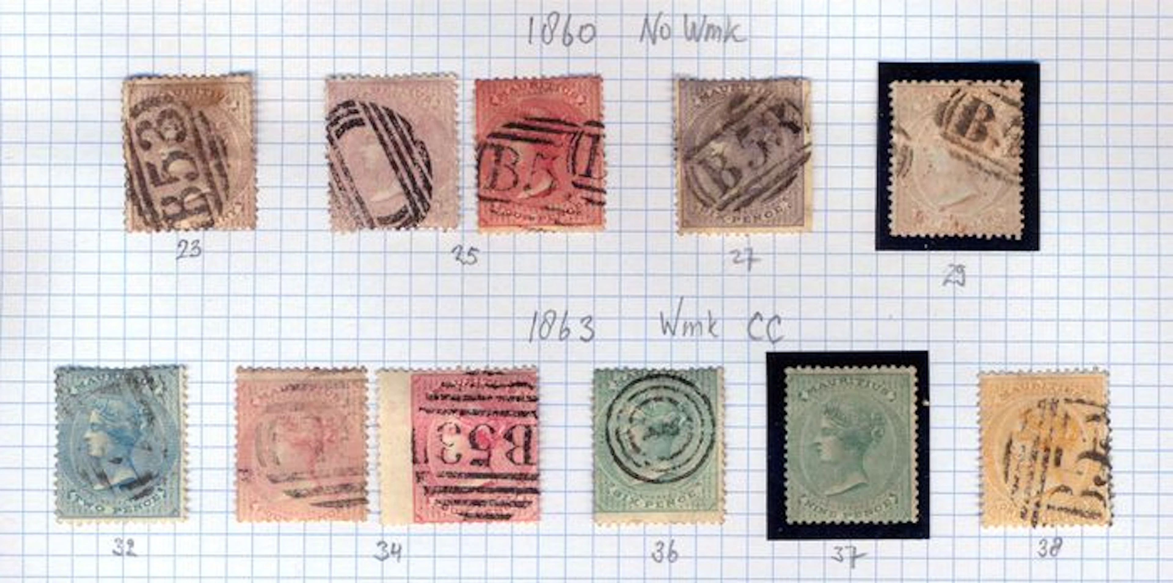 Mauritius 1858/1899 - A small selection