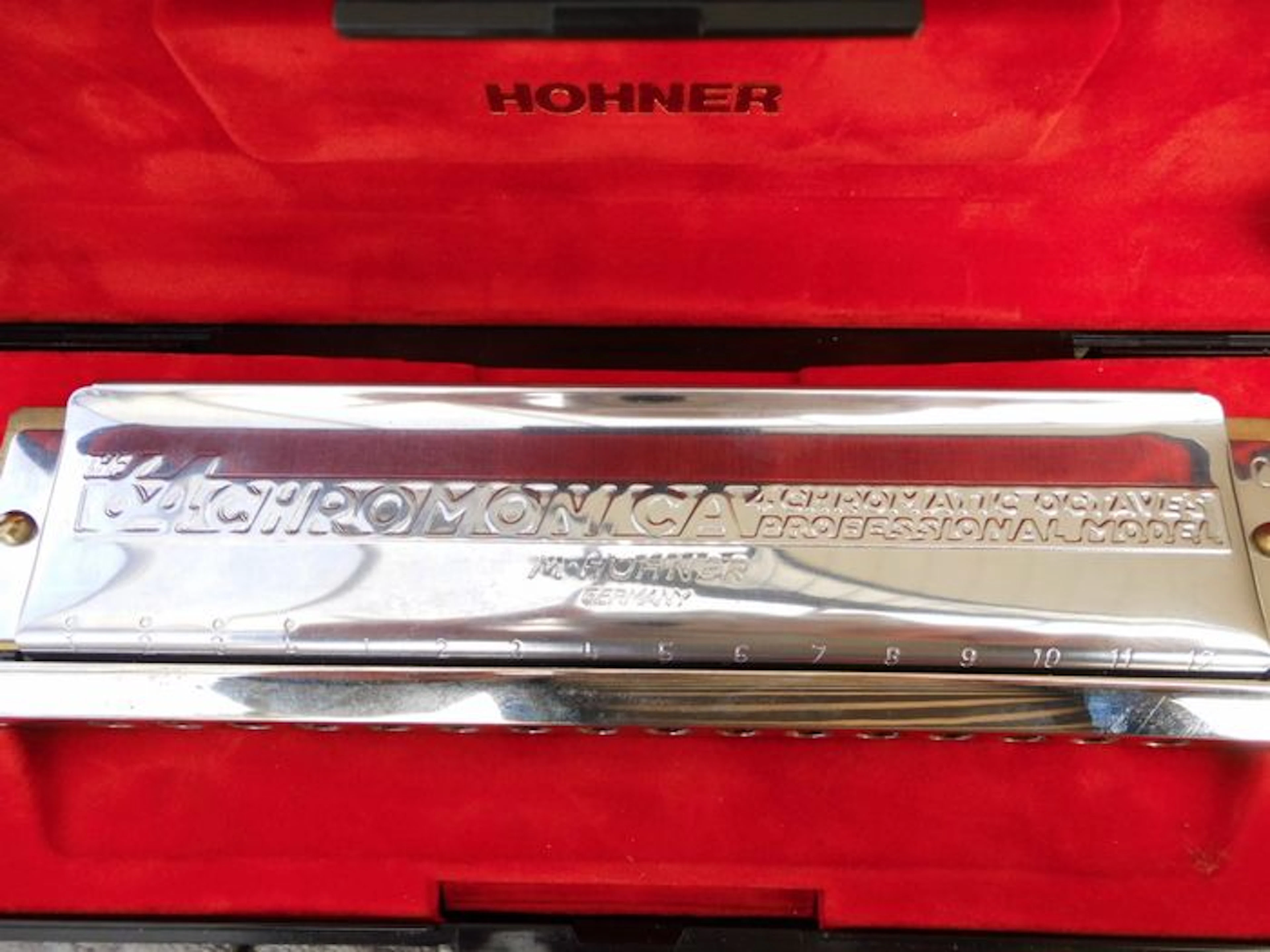 Harmonica - Hohner - storage box - HOHNER 64 Chromonica 280 C - presumably