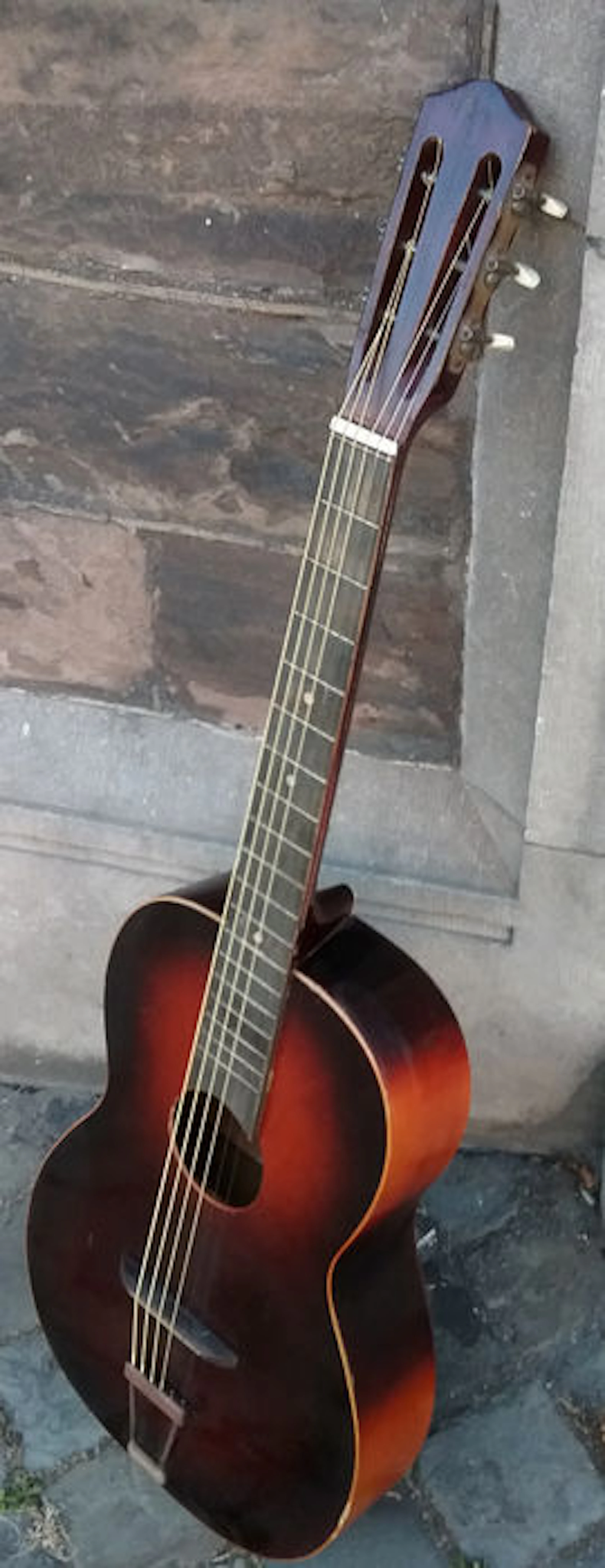 HOPF Folk/Blue vintage parlor guitar - solid spruce - ca 1940