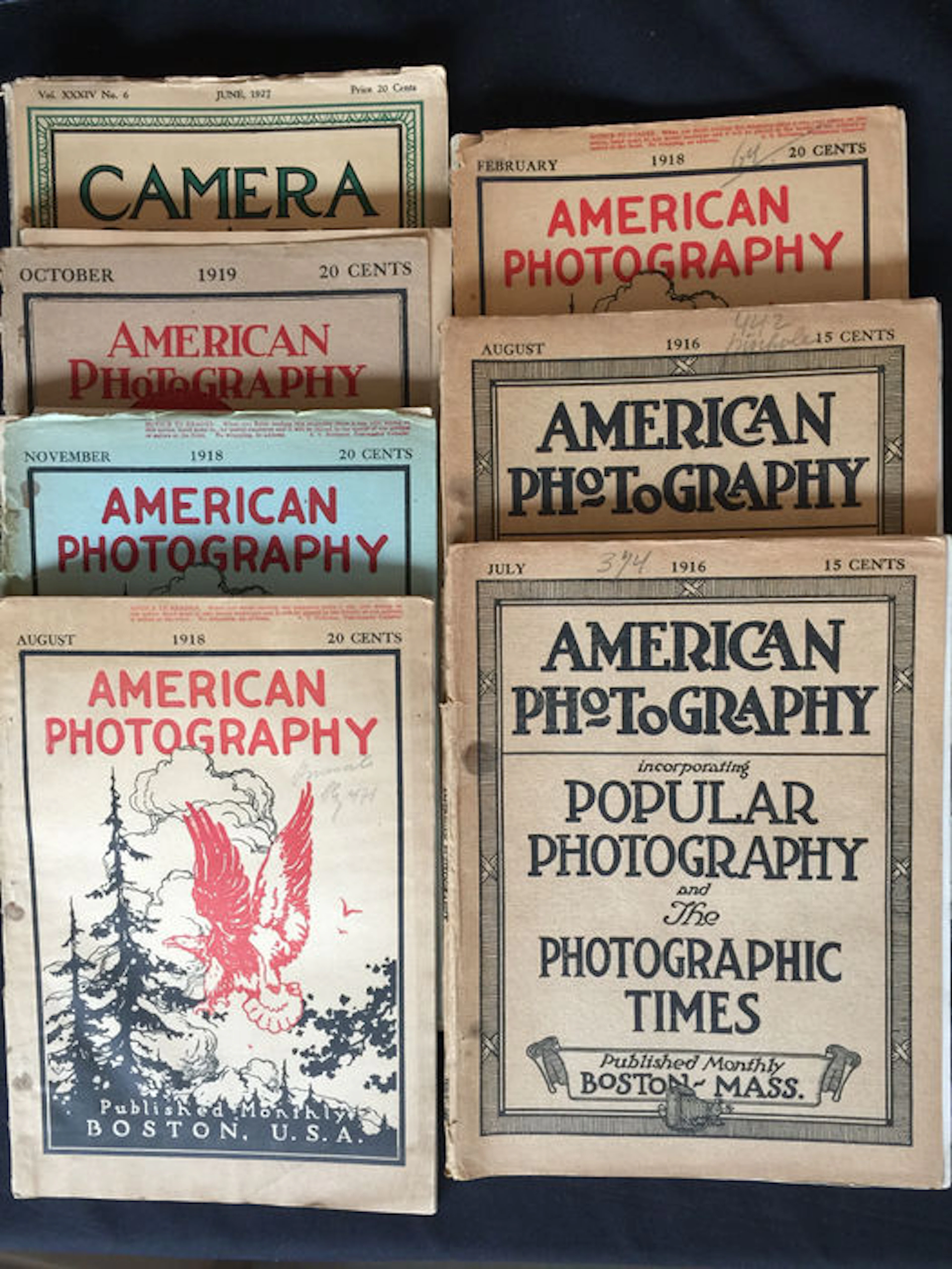 Old photo magazines